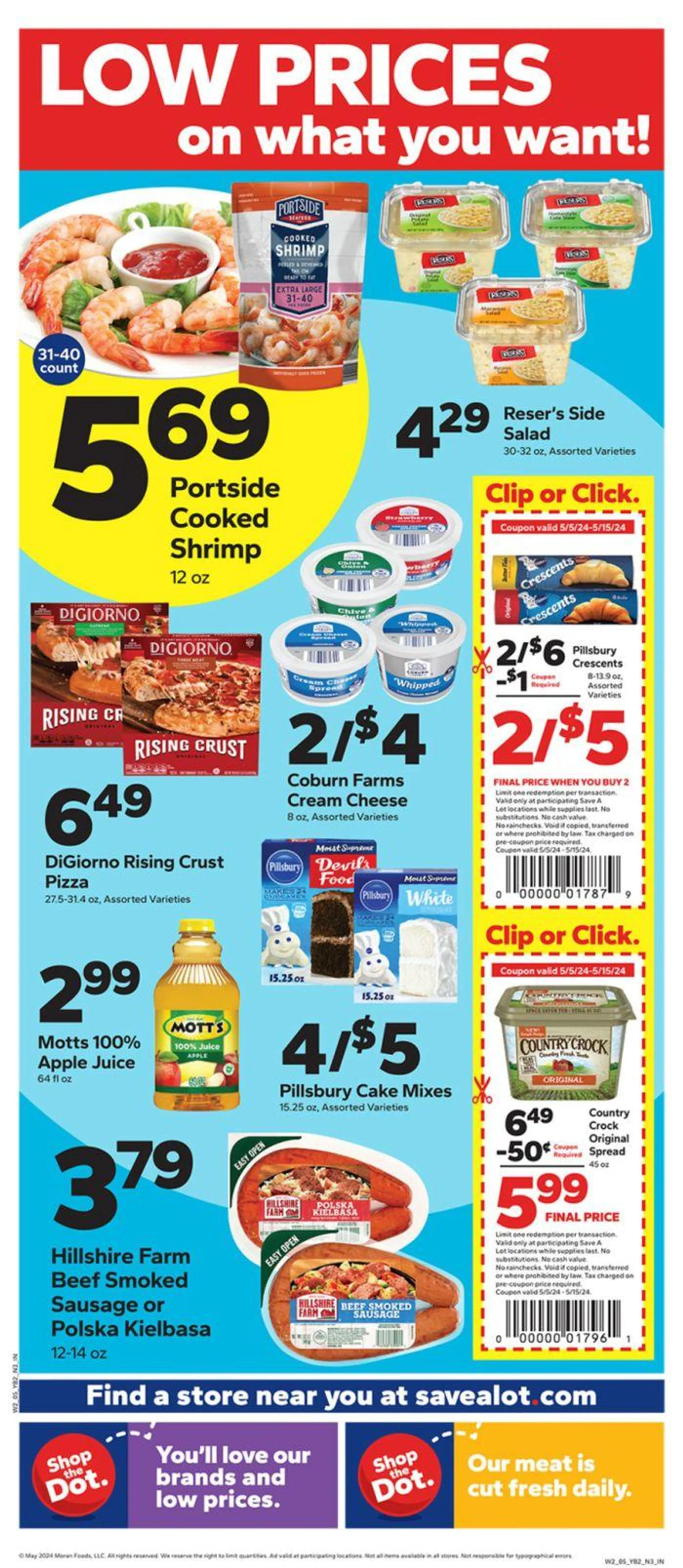 Weekly ad Low Prices from May 10 to May 14 2024 - Page 1