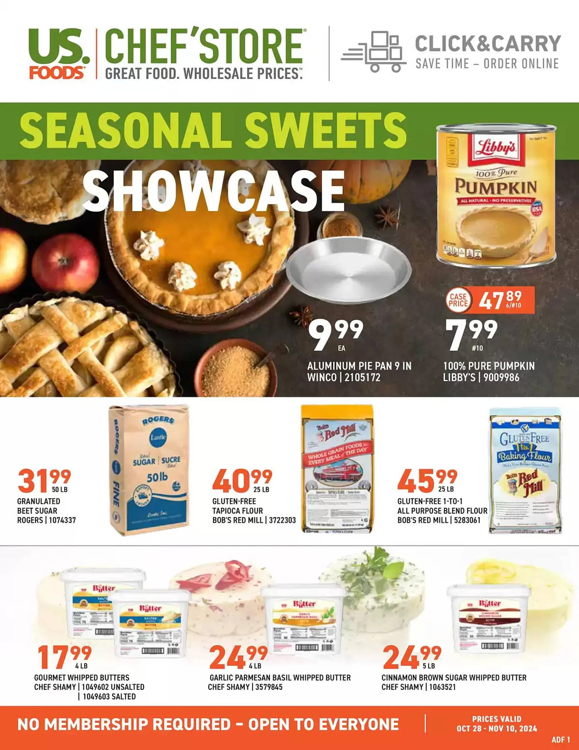 Weekly ad US Foods Chef's Store Weekly Ad from October 28 to November 11 2024 - Page 1