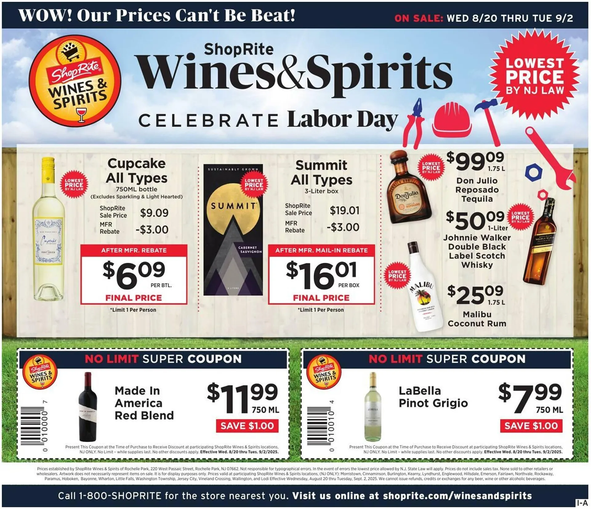 Weekly ad ShopRite Weekly Ad from August 20 to September 2 2025 - Page 1