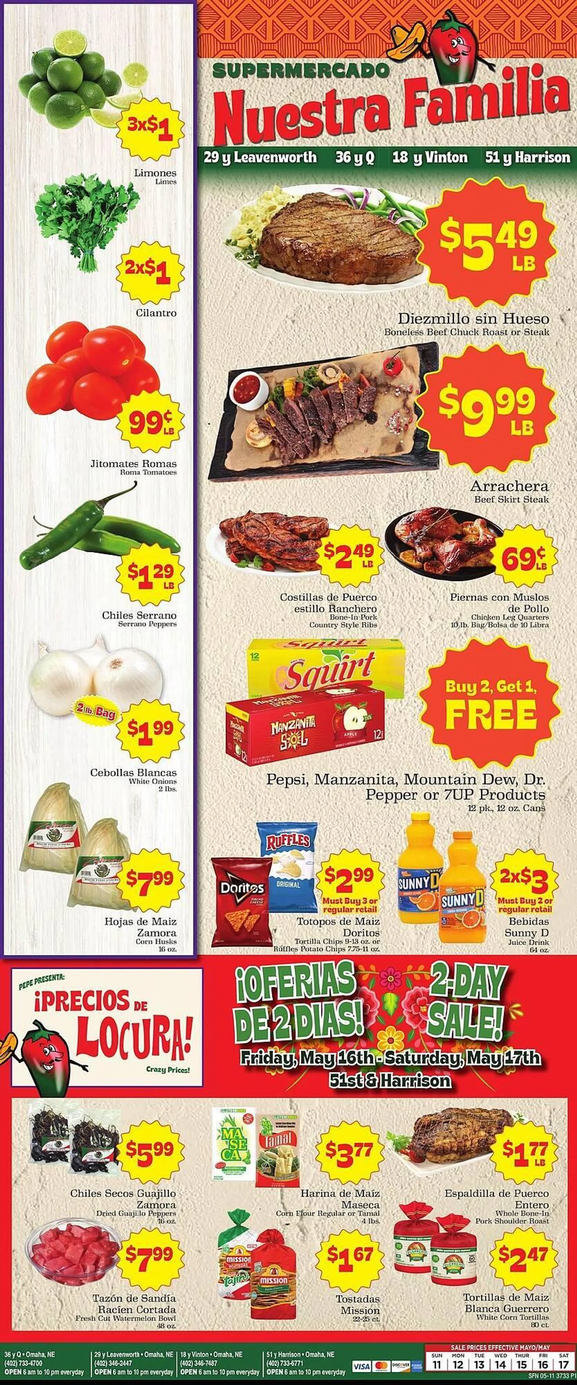 Supermercado Nuestra Familia Weekly Ad - 1