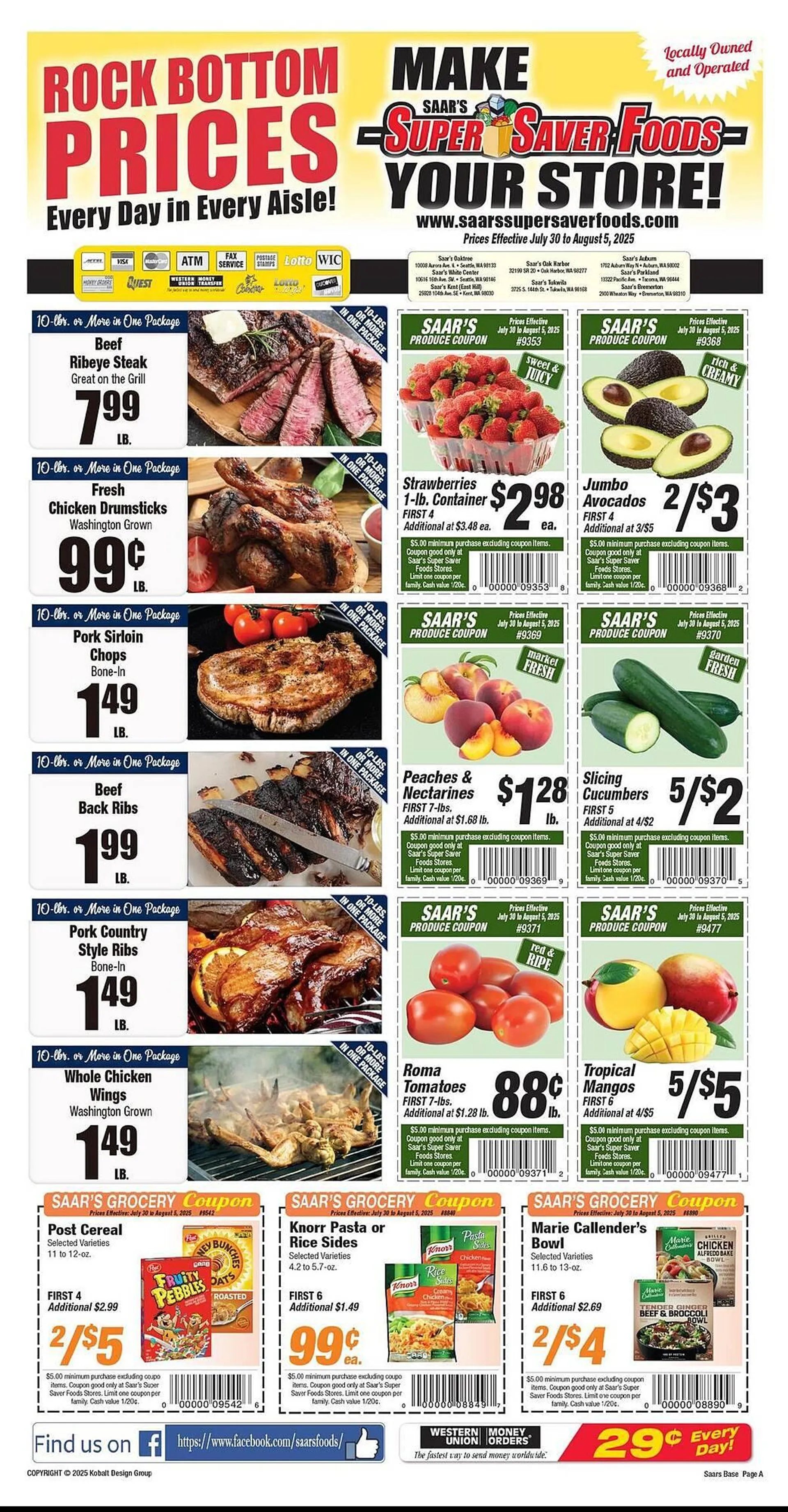 Weekly ad Super Saver Weekly Ad from July 30 to August 5 2025 - Page 1