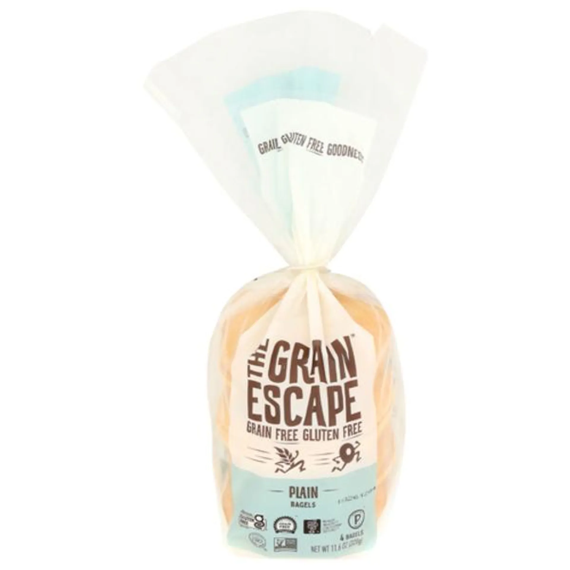 The Grain Escape Plain Grain Free Bagels 4 Pack