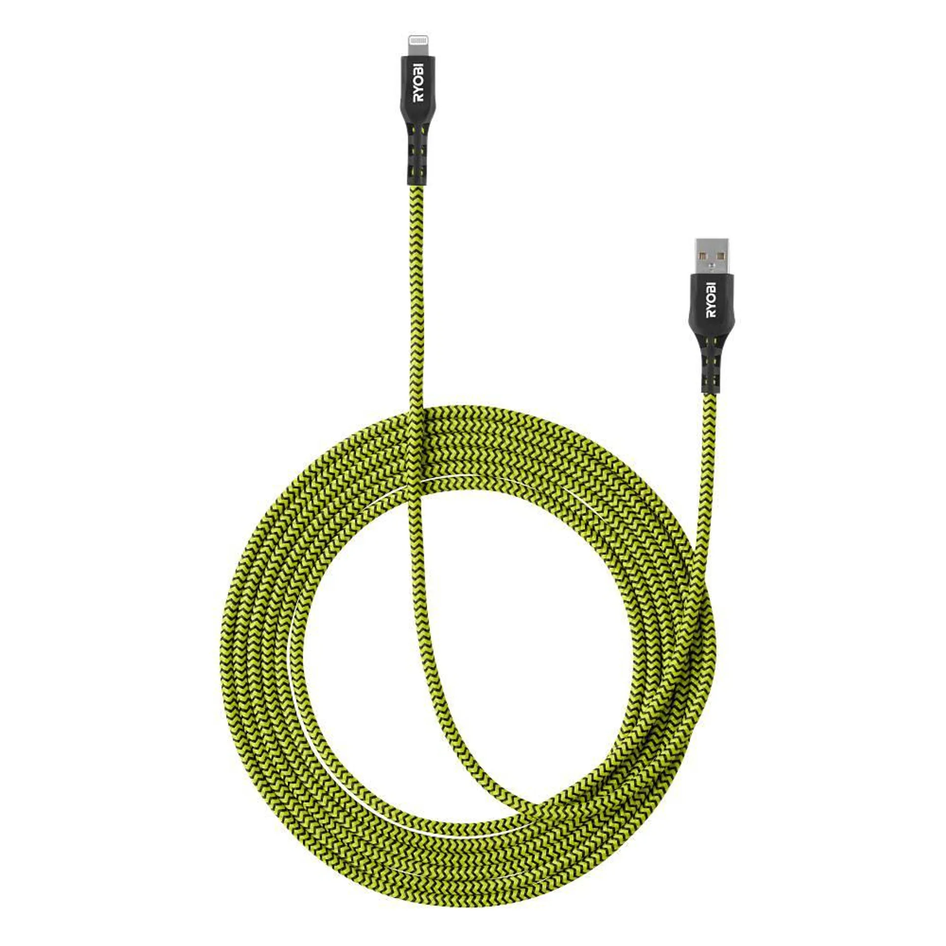 10' USB-A TO LIGHTNING CABLE