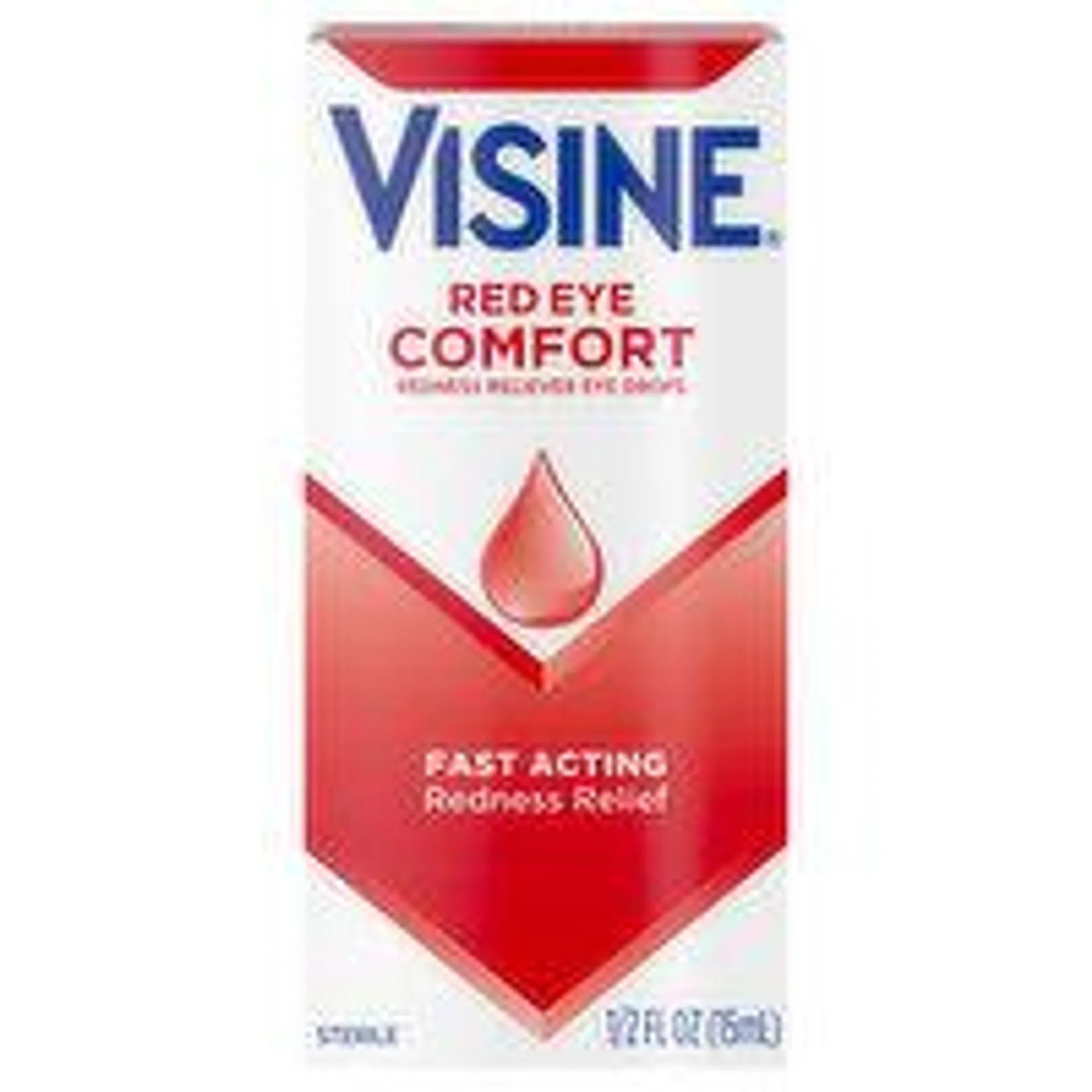 Visine Eye Drops, Red Eye Comfort, 0.5 Fluid ounce
