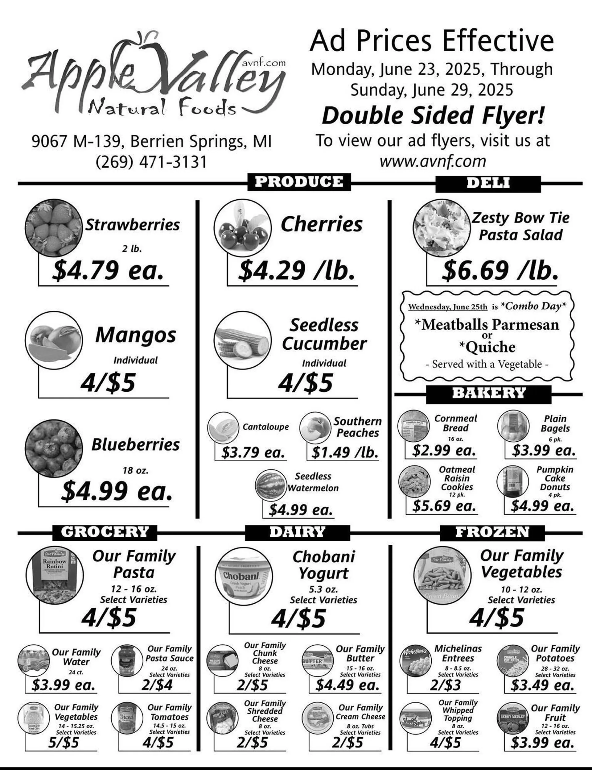 Weekly ad Apple Valley Natural Foods Weekly Ad from June 23 to June 29 2025 - Page 1
