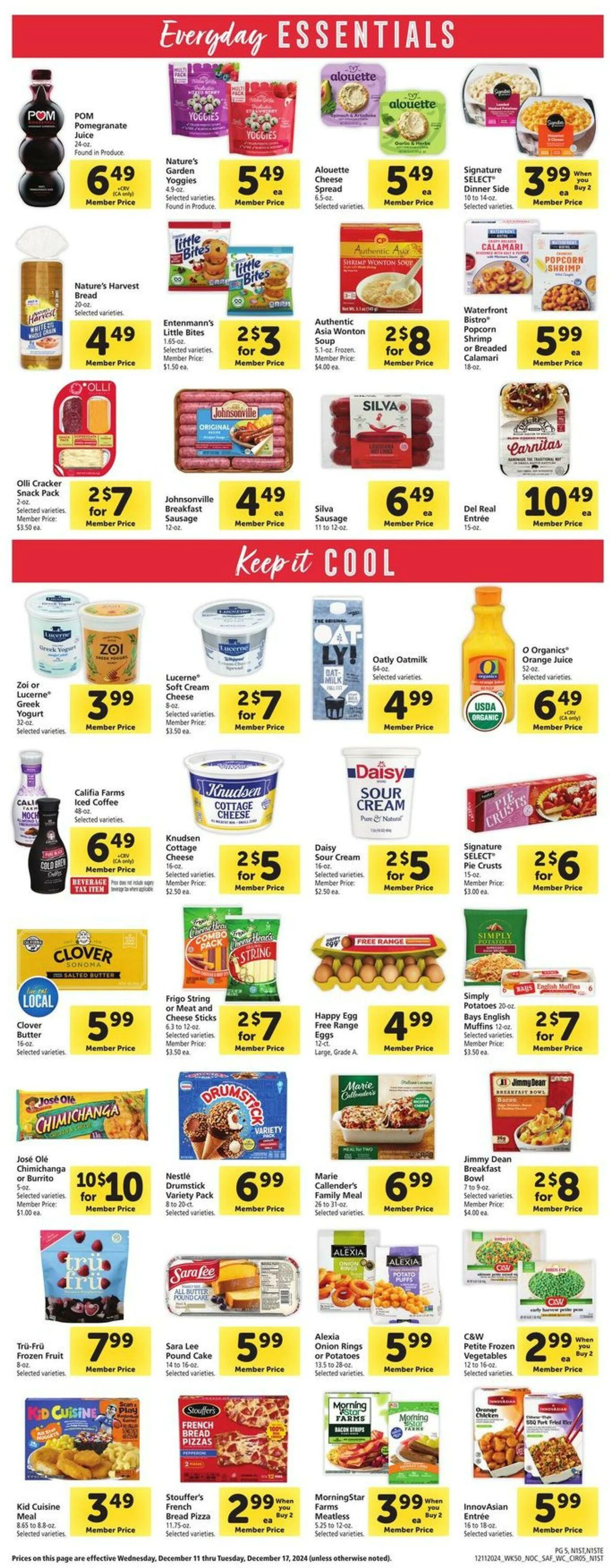 Weekly ad Safeway Current weekly ad from December 11 to December 17 2024 - Page 5