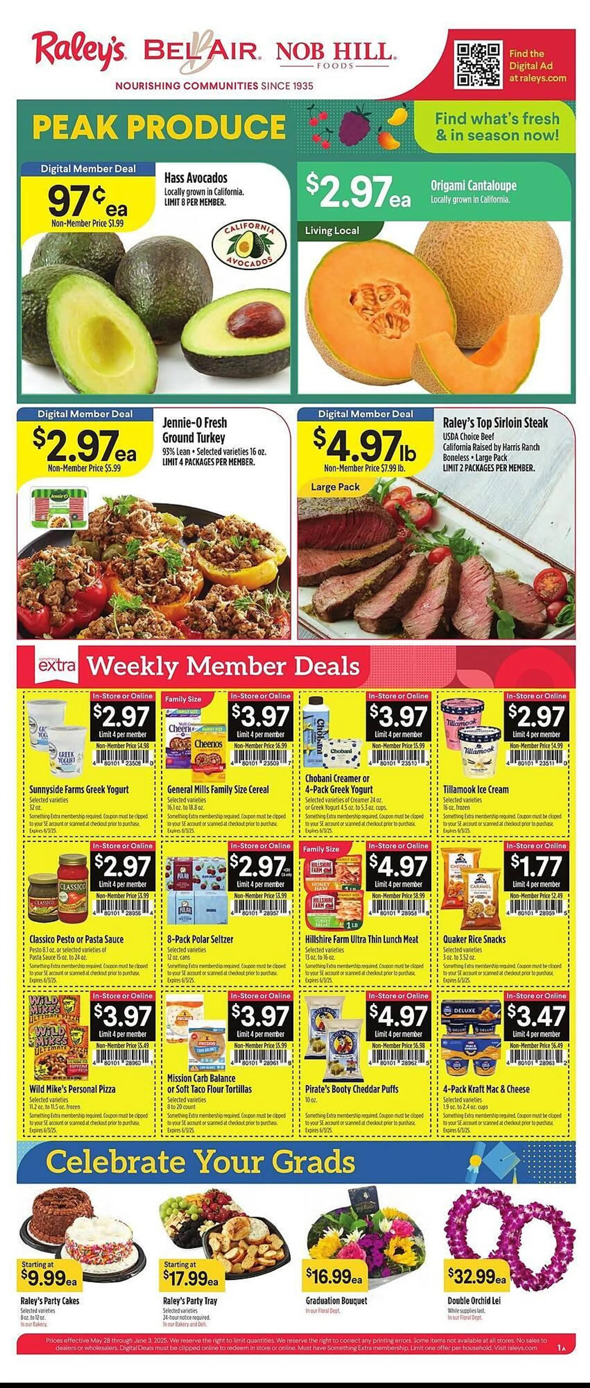 Weekly ad Nob Hill Weekly Ad from May 28 to June 3 2025 - Page 1