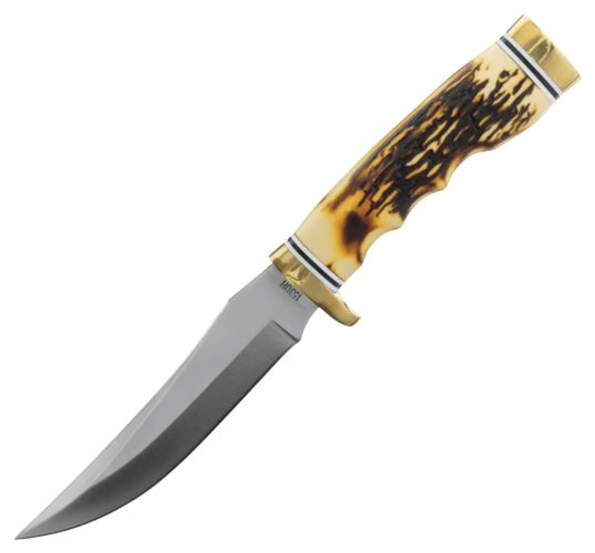 Uncle Henry Golden Spike Fixed-Blade Knife with Sheath