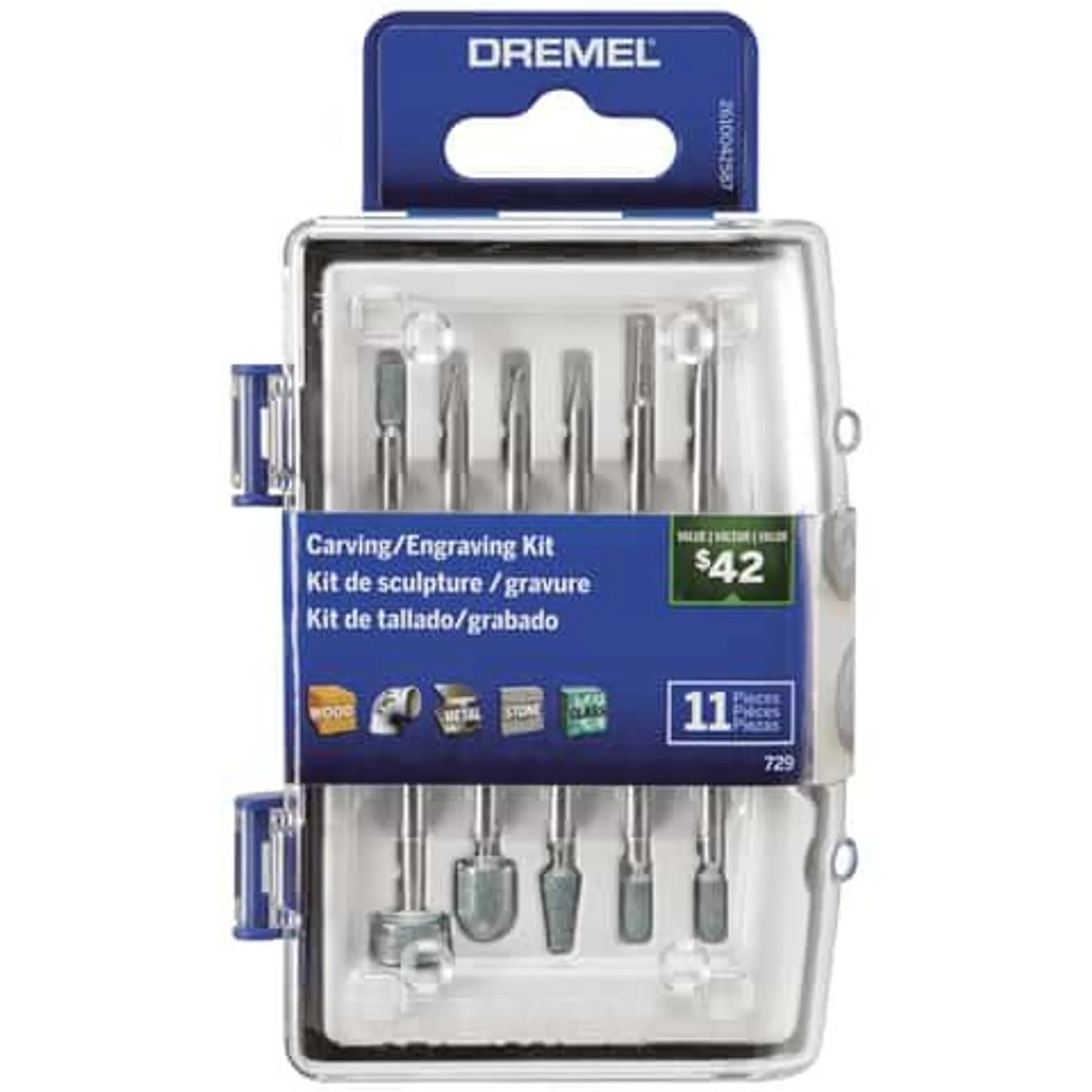 Dremel Carving/Engraving Accessory Kit 11 pc