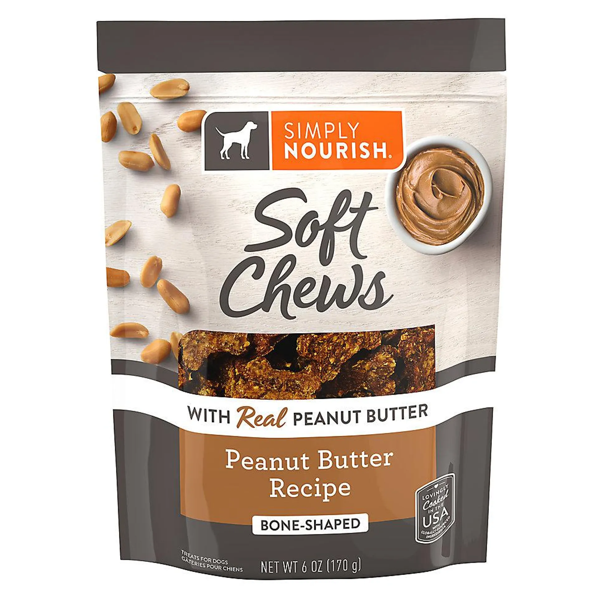 Original Soft Chews Dog Treat - Peanut Butter