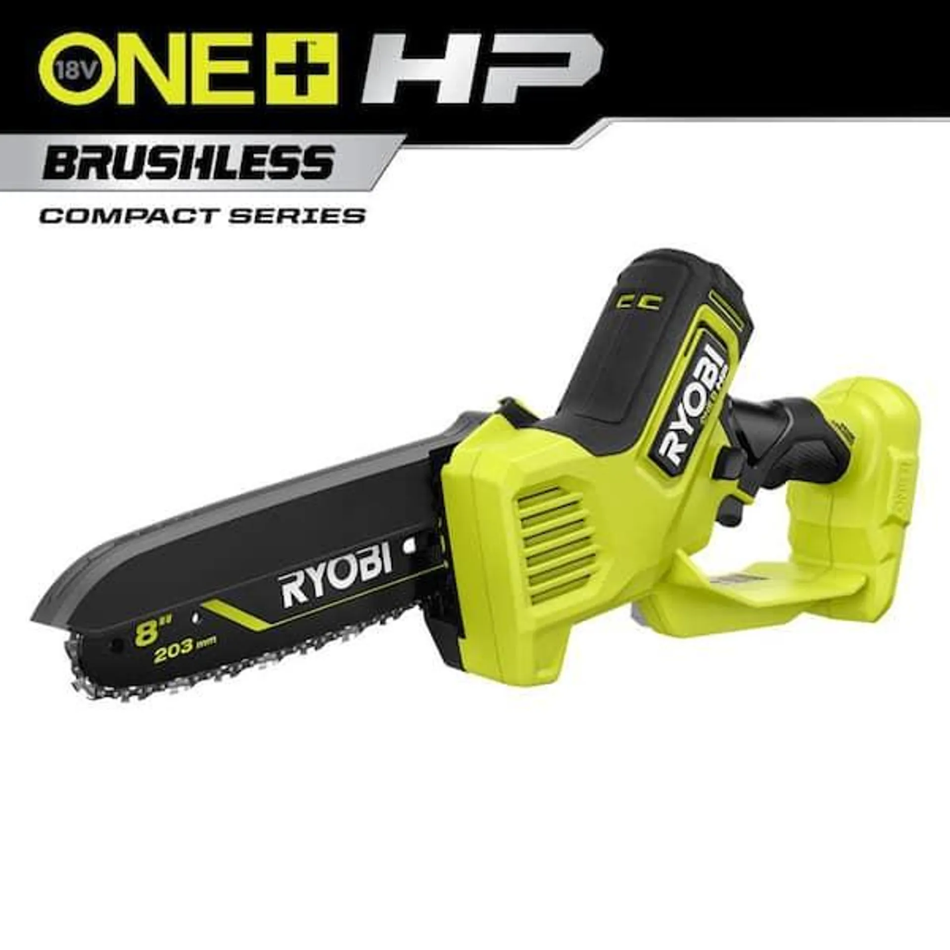 ONE+ HP 18V Brushless 8 in. Battery Compact Pruning Mini Chainsaw (Tool Only)