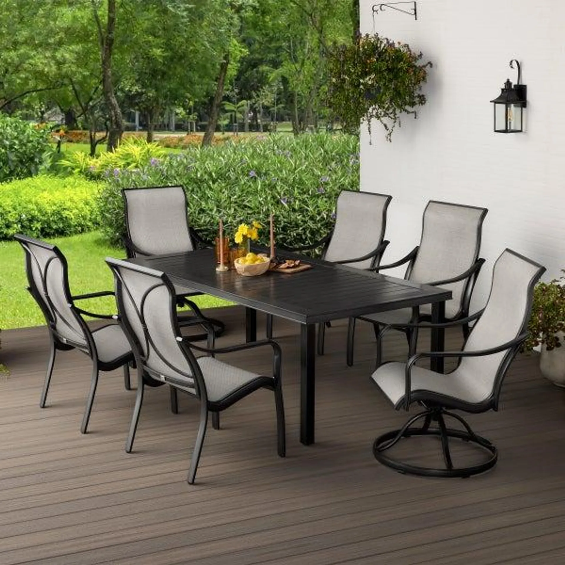 Agio - Alki 7-piece Outdoor Sling Dining Set