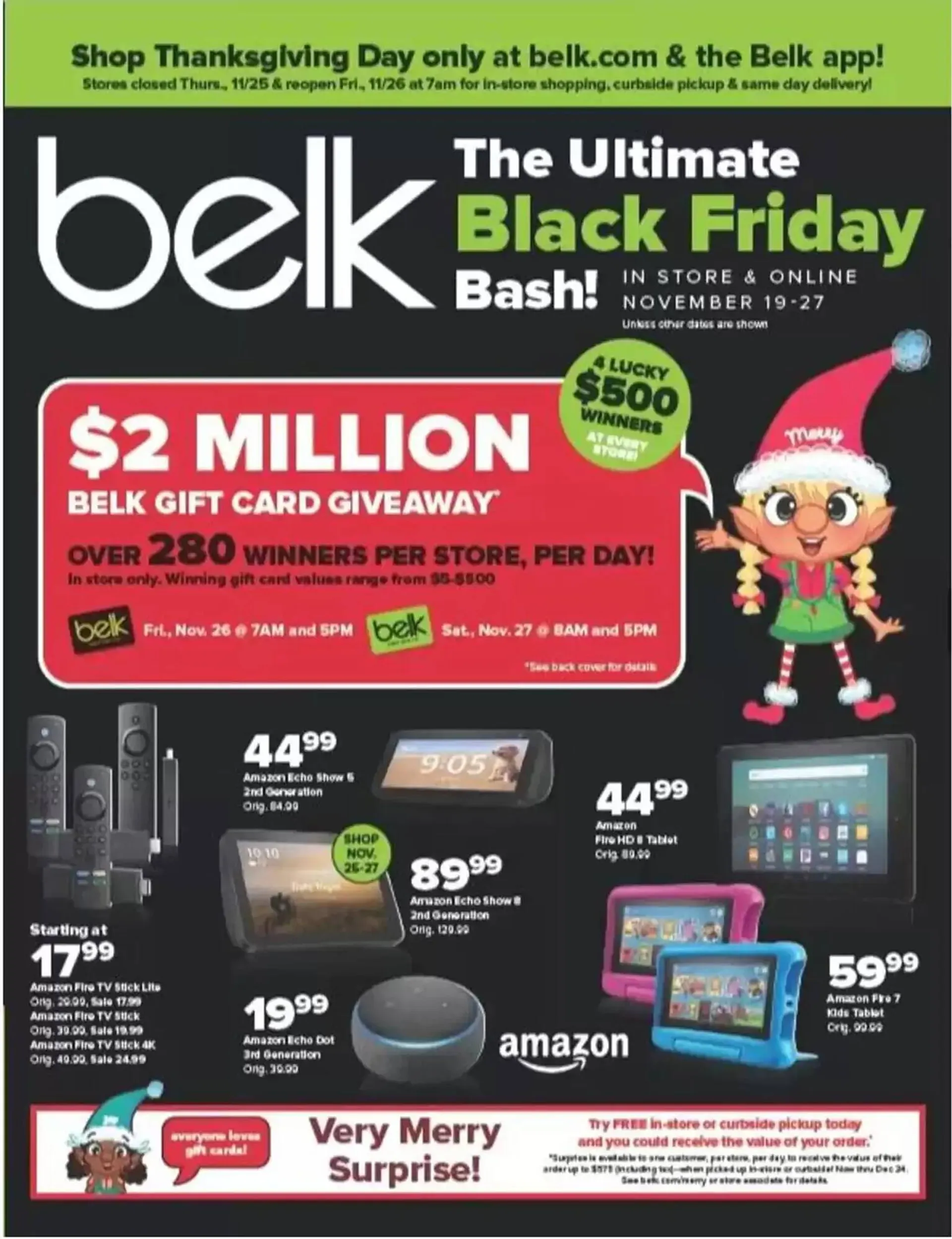 Weekly ad Belk Weekly Ad from November 19 to November 27 2025 - Page 1