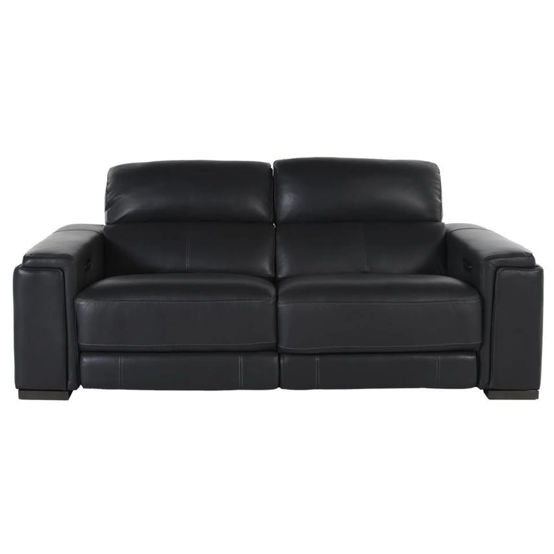 Charlette Dark Gray Leather Power Reclining Sofa