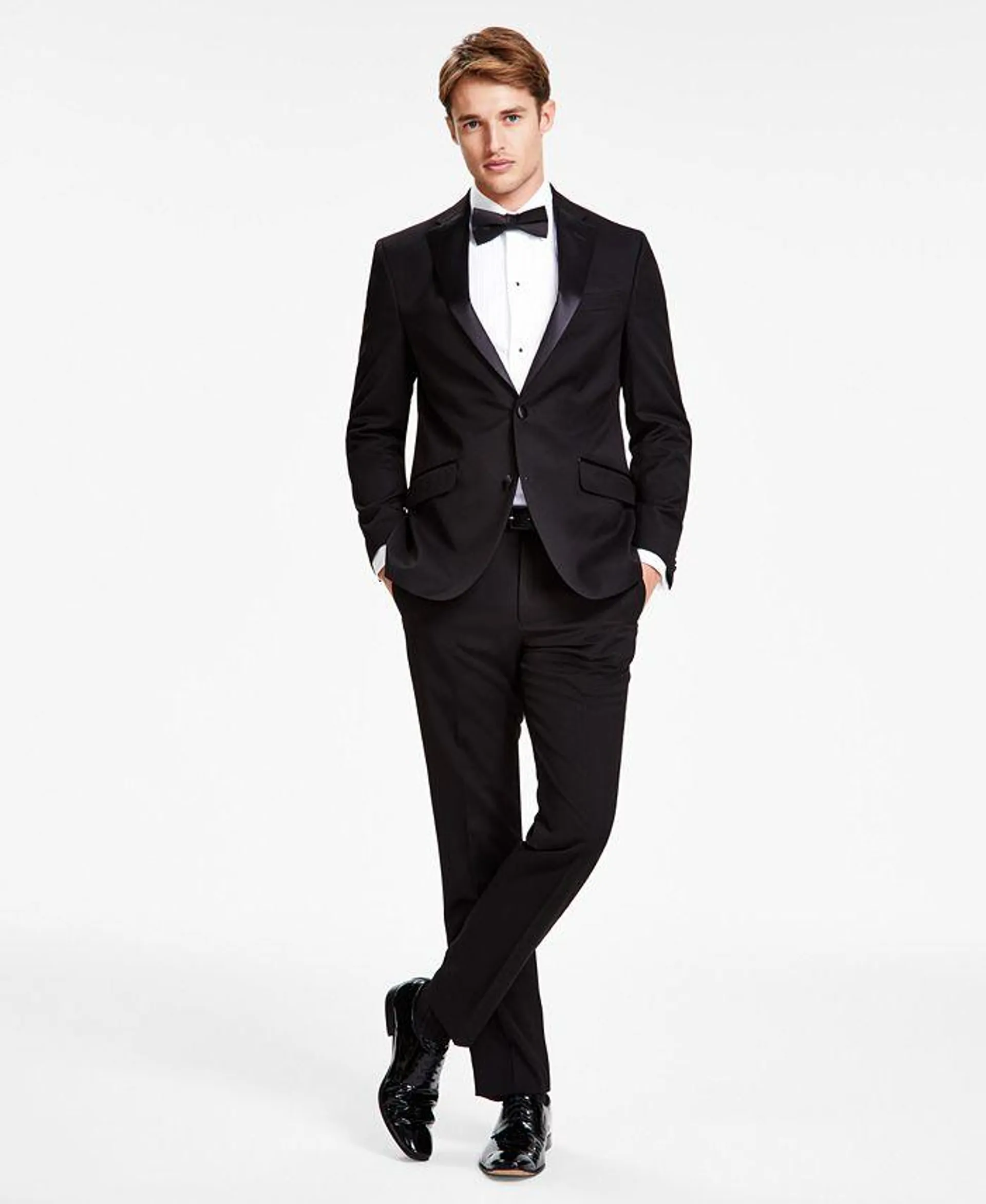 Men's Slim-Fit Ready Flex Tuxedo Suit