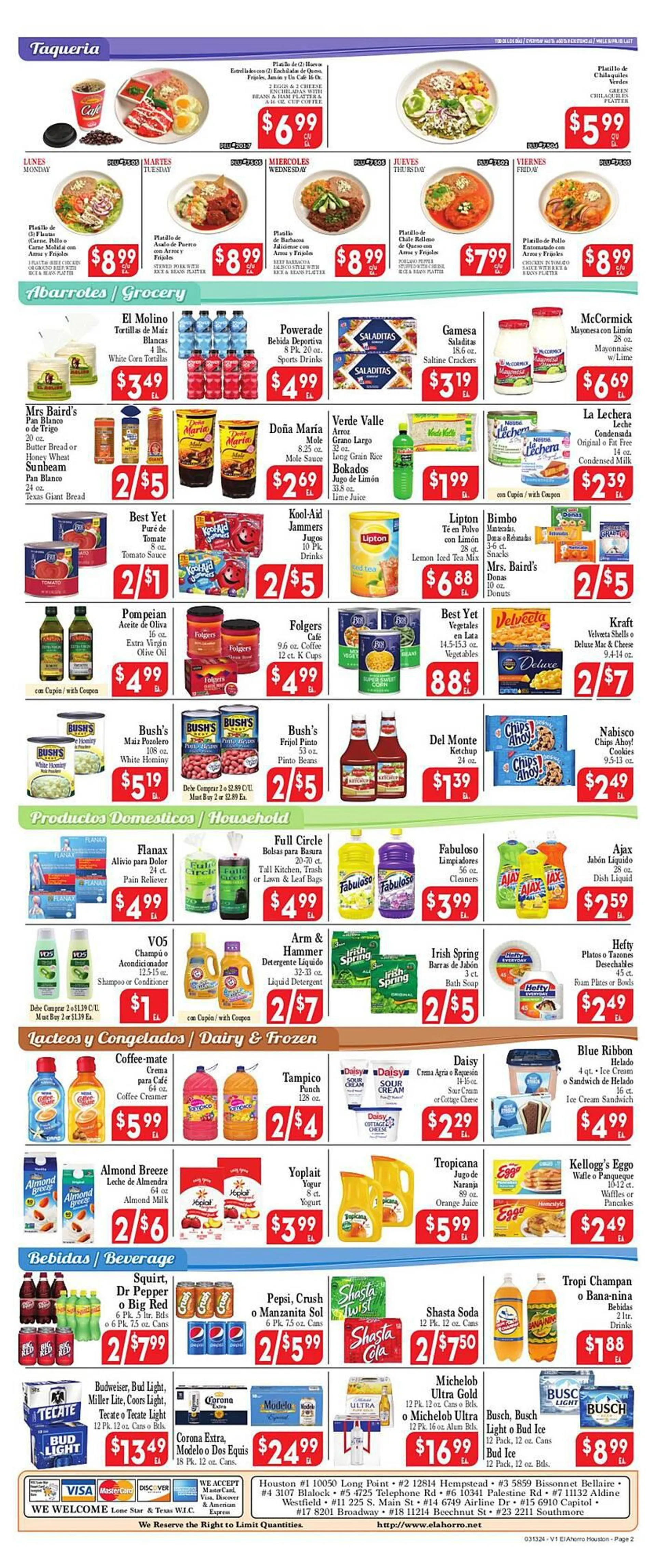 Weekly ad El Ahorro Weekly Ad from March 13 to March 19 2024 - Page 2