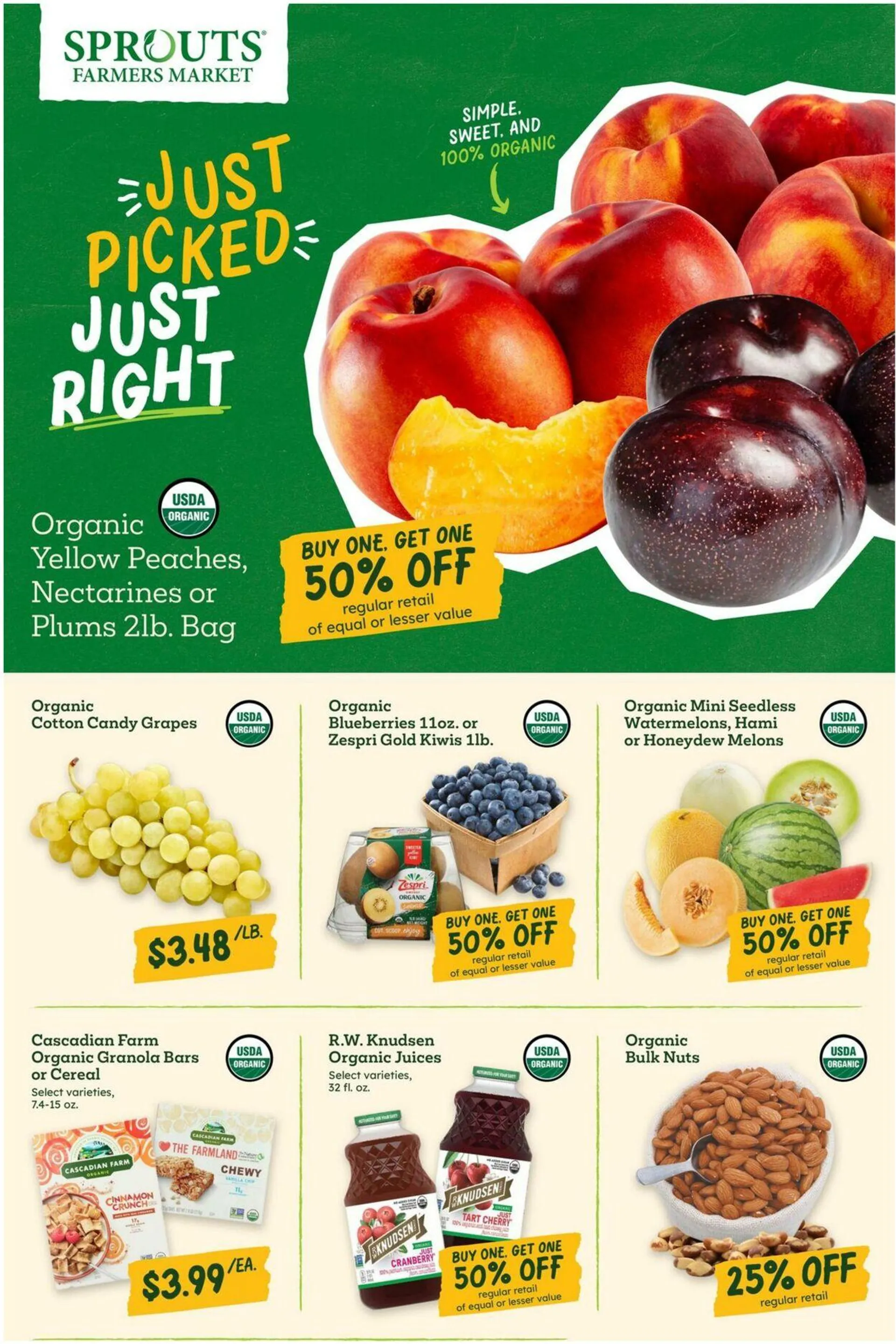 Weekly ad Sprouts Current weekly ad from June 25 to July 1 2025 - Page 1