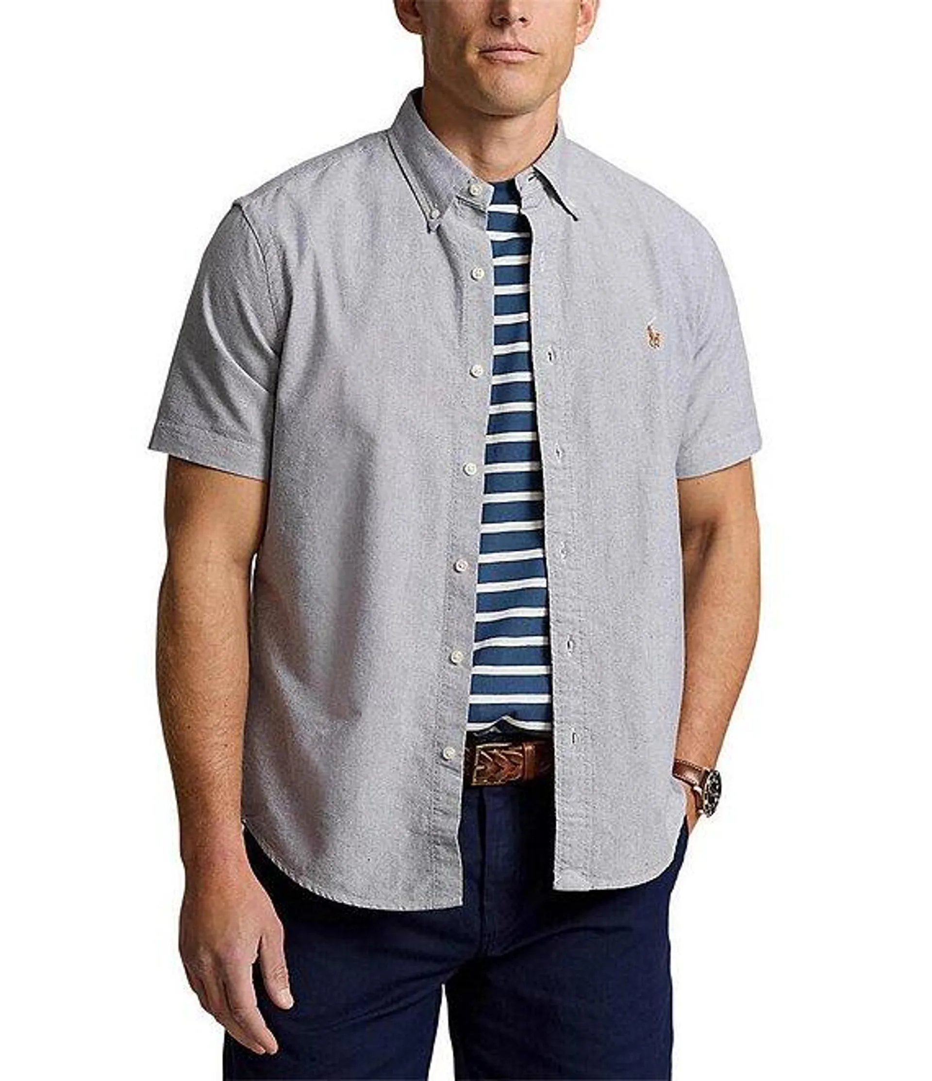 Classic Fit Oxford Short Sleeve Woven Shirt