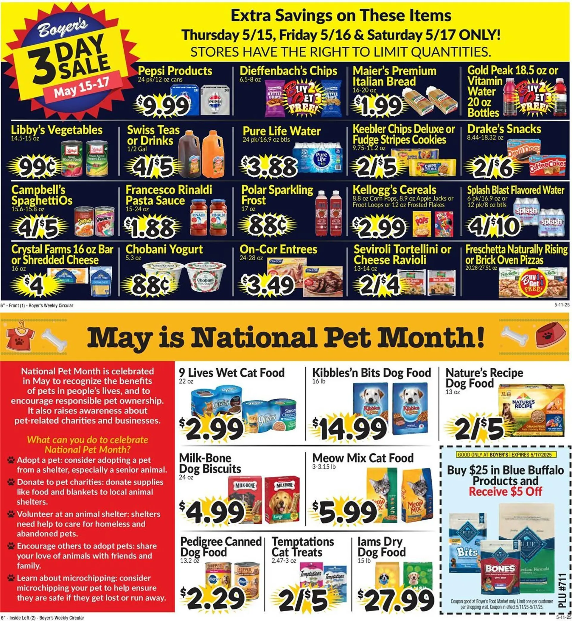 Boyers Food Markets Weekly Ad - 1