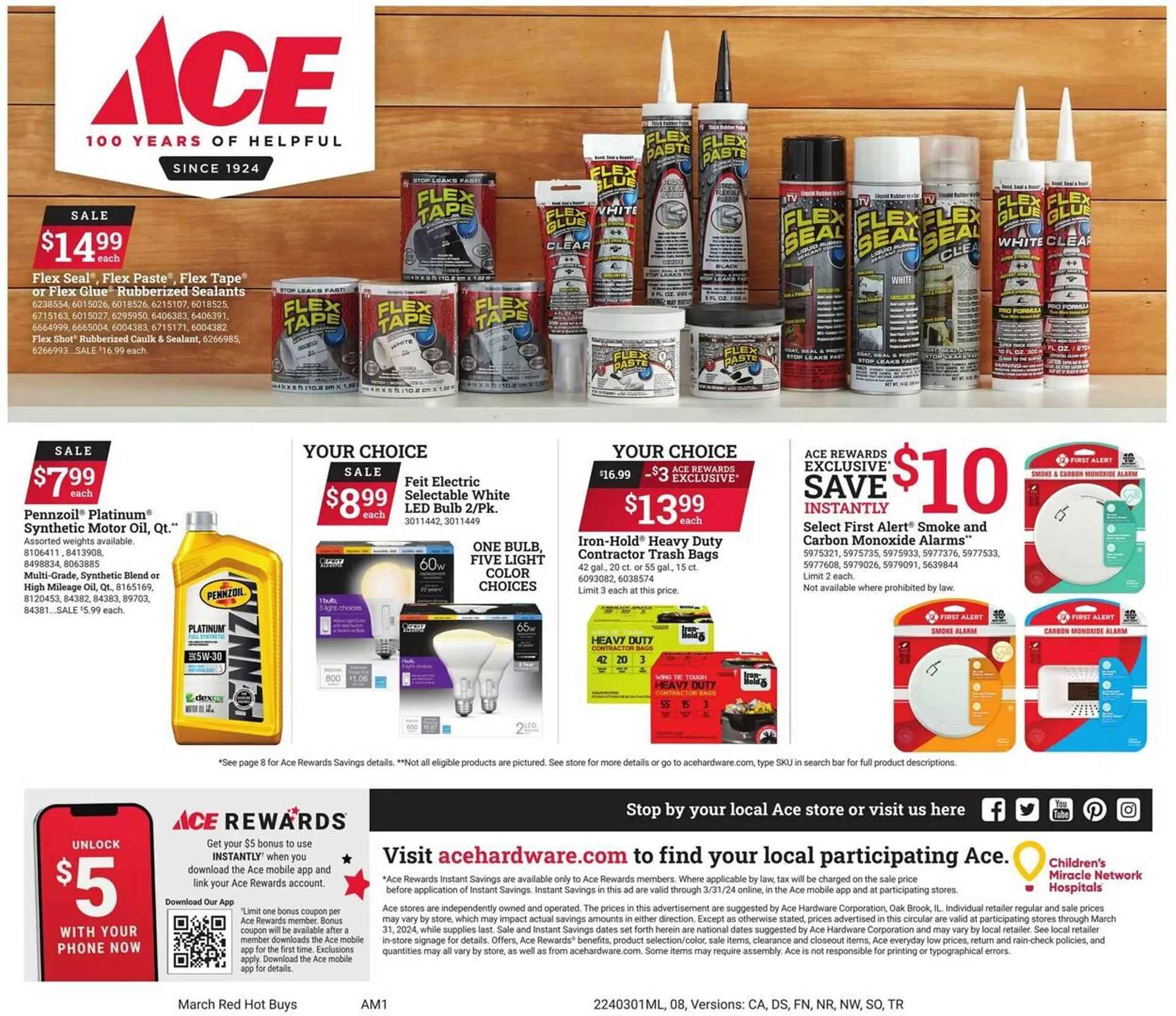 Weekly ad Ace Hardware Weekly Ad from March 1 to March 31 2024 - Page 8