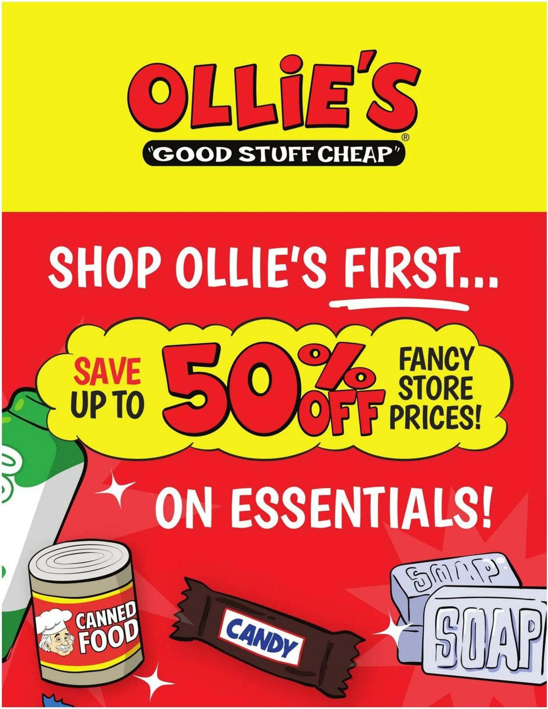 Weekly ad Ollie's - Kansas Current weekly ad from July 26 to July 31 2024 - Page 1