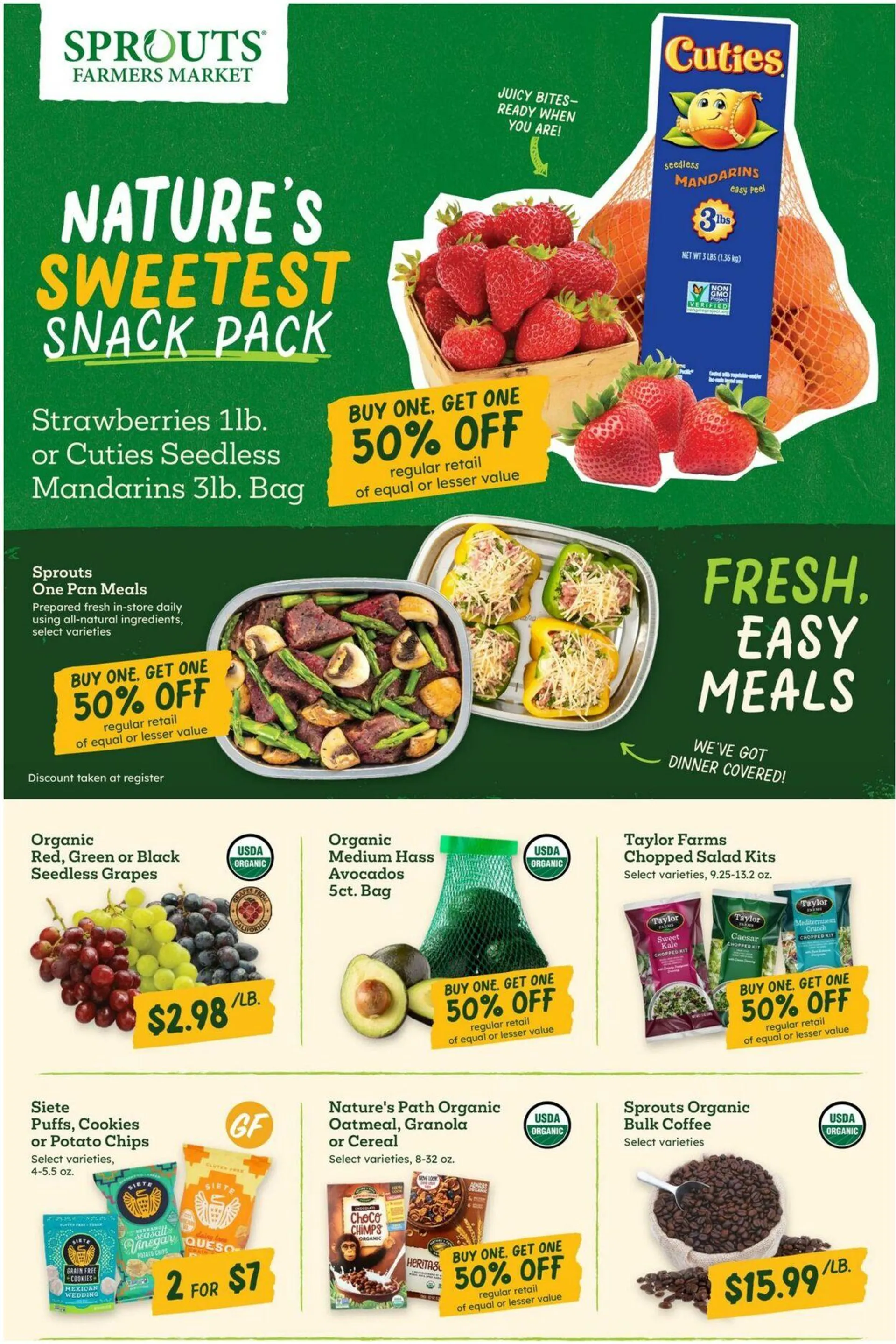Weekly ad Sprouts Current weekly ad from August 20 to August 26 2025 - Page 1