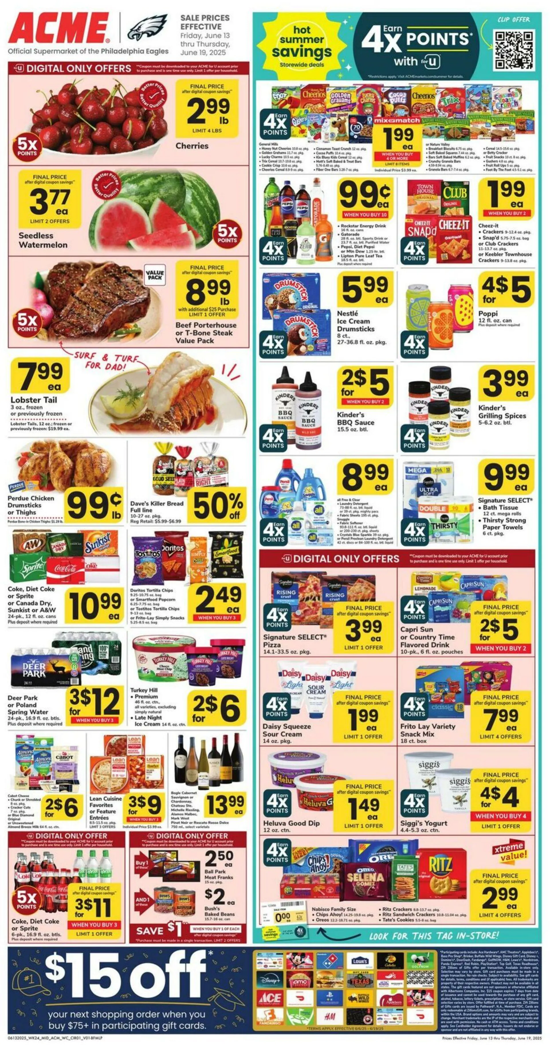 Weekly ad Acme Current weekly ad from June 13 to June 19 2025 - Page 1