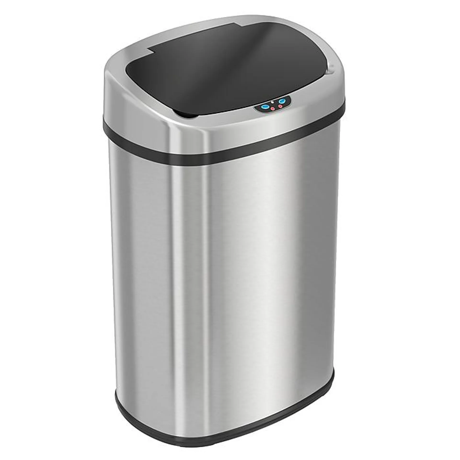 iTouchless SensorCan Stainless Steel Sensor Trash Can with AbsorbX Odor Control System,