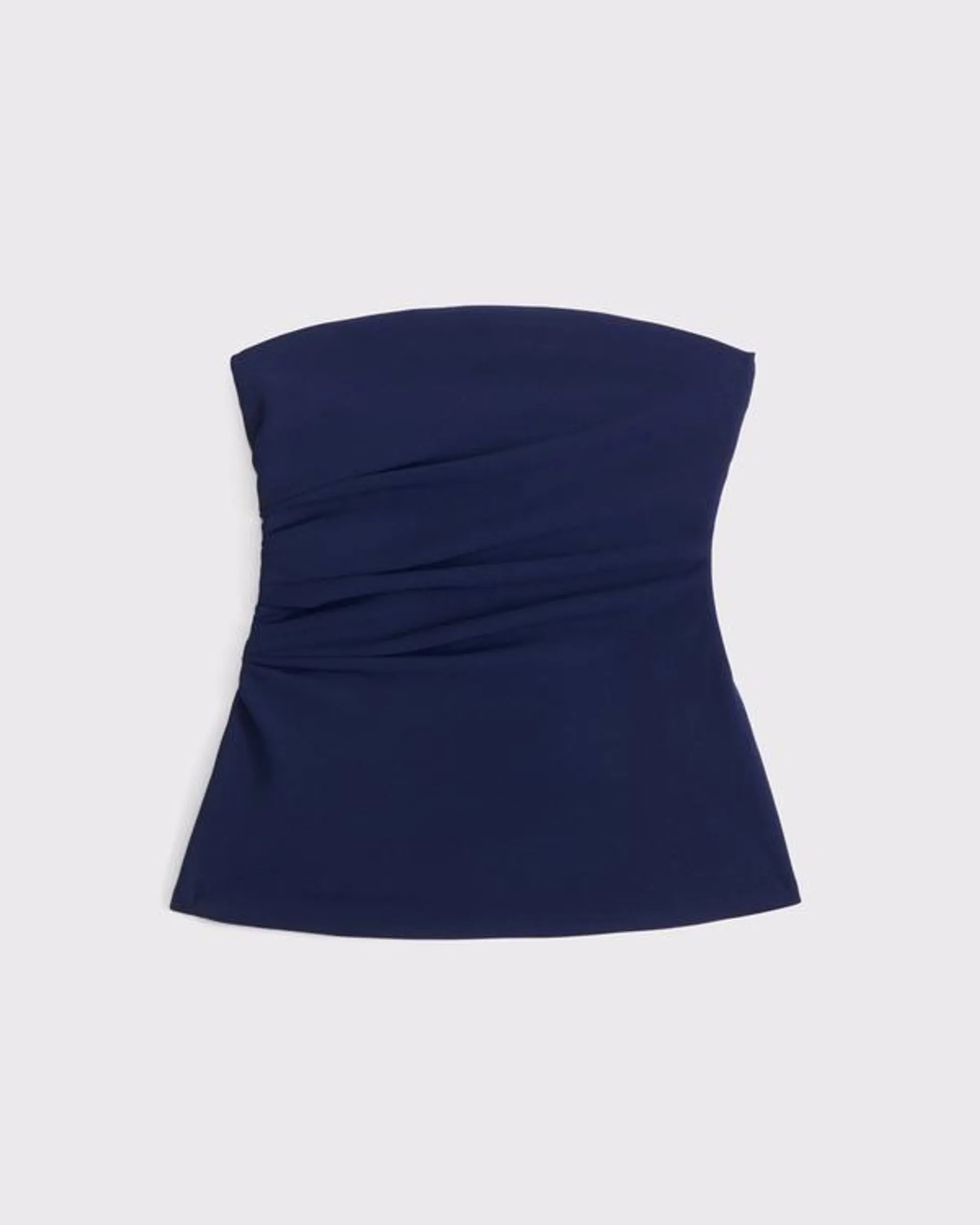 Strapless Side Ruched Top