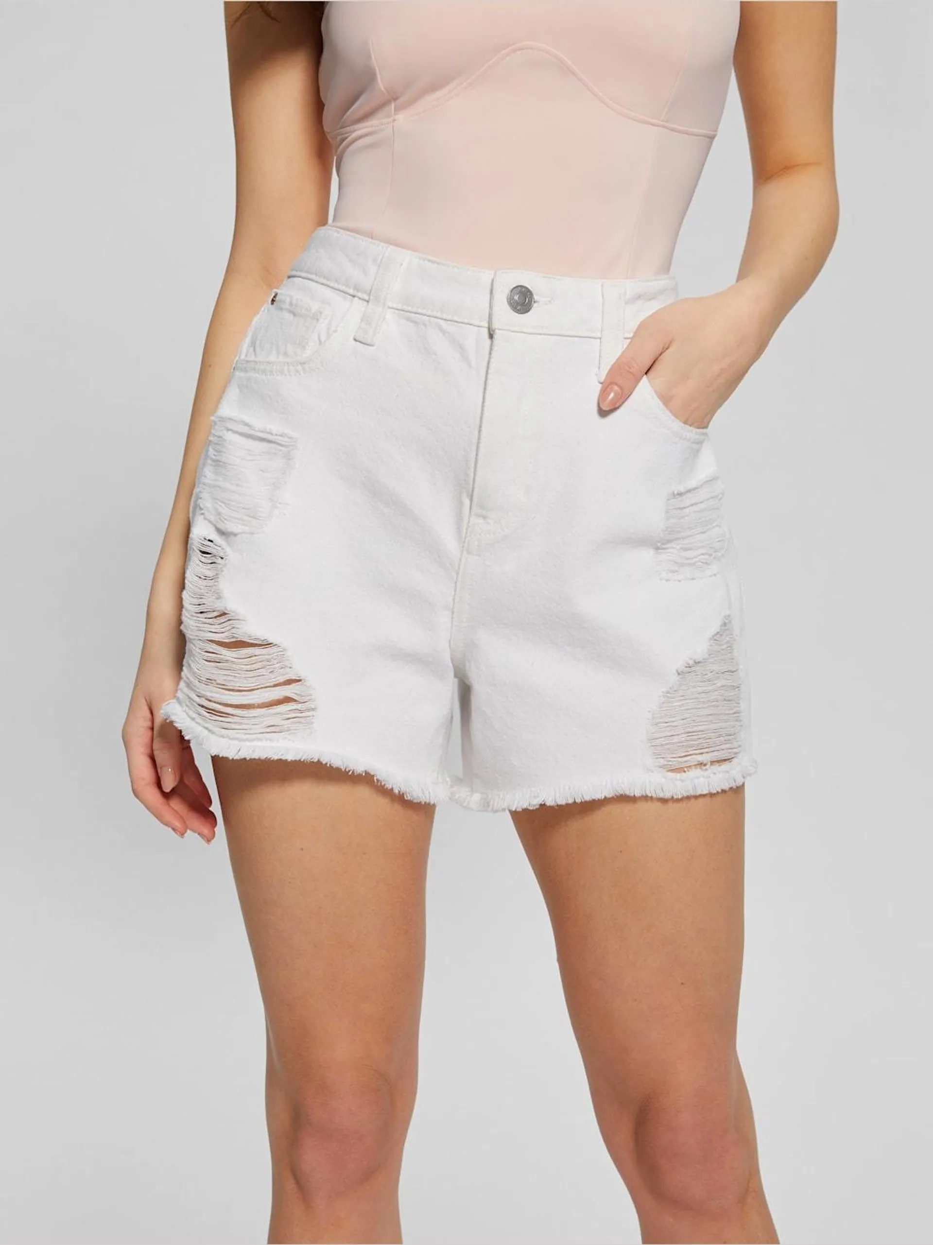 Relaxed Denim Shorts