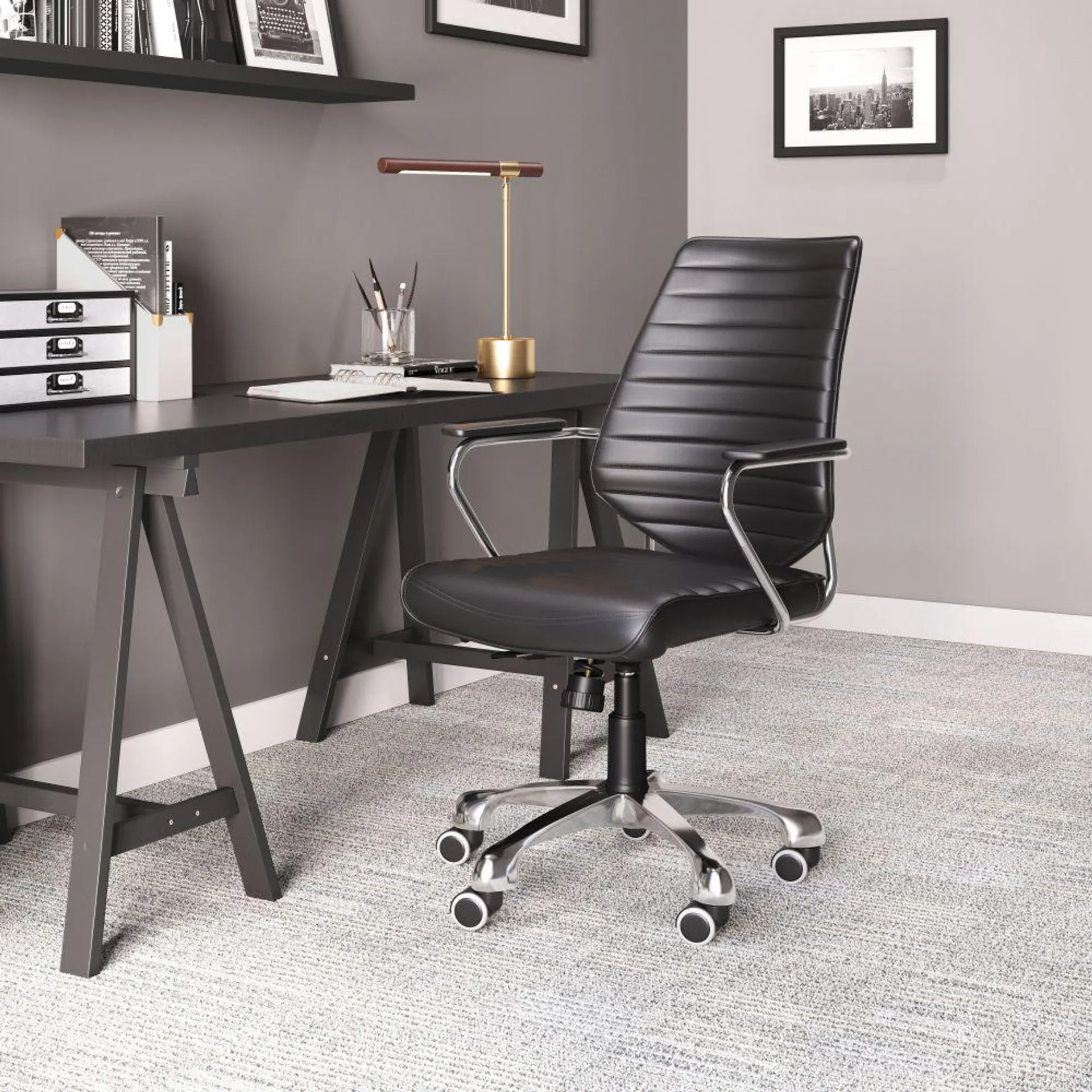 Enterprise Low Back Office Chair Black