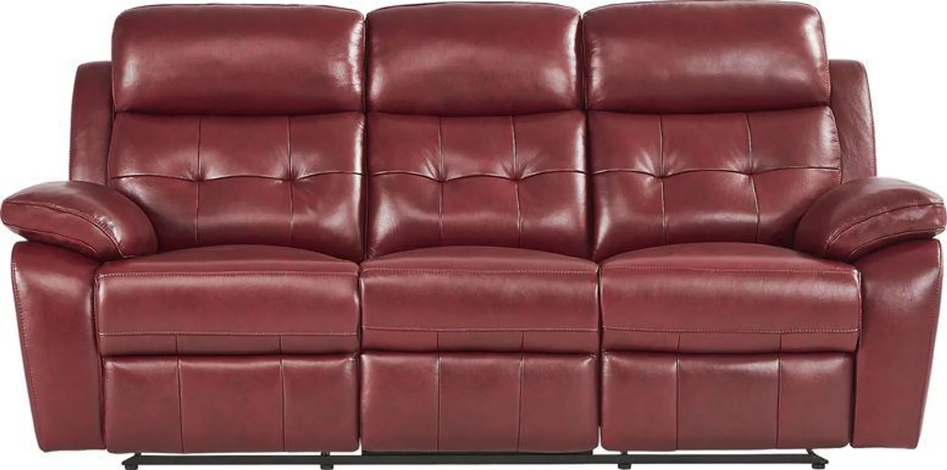 Antonin Leather Non-Power Reclining Sofa