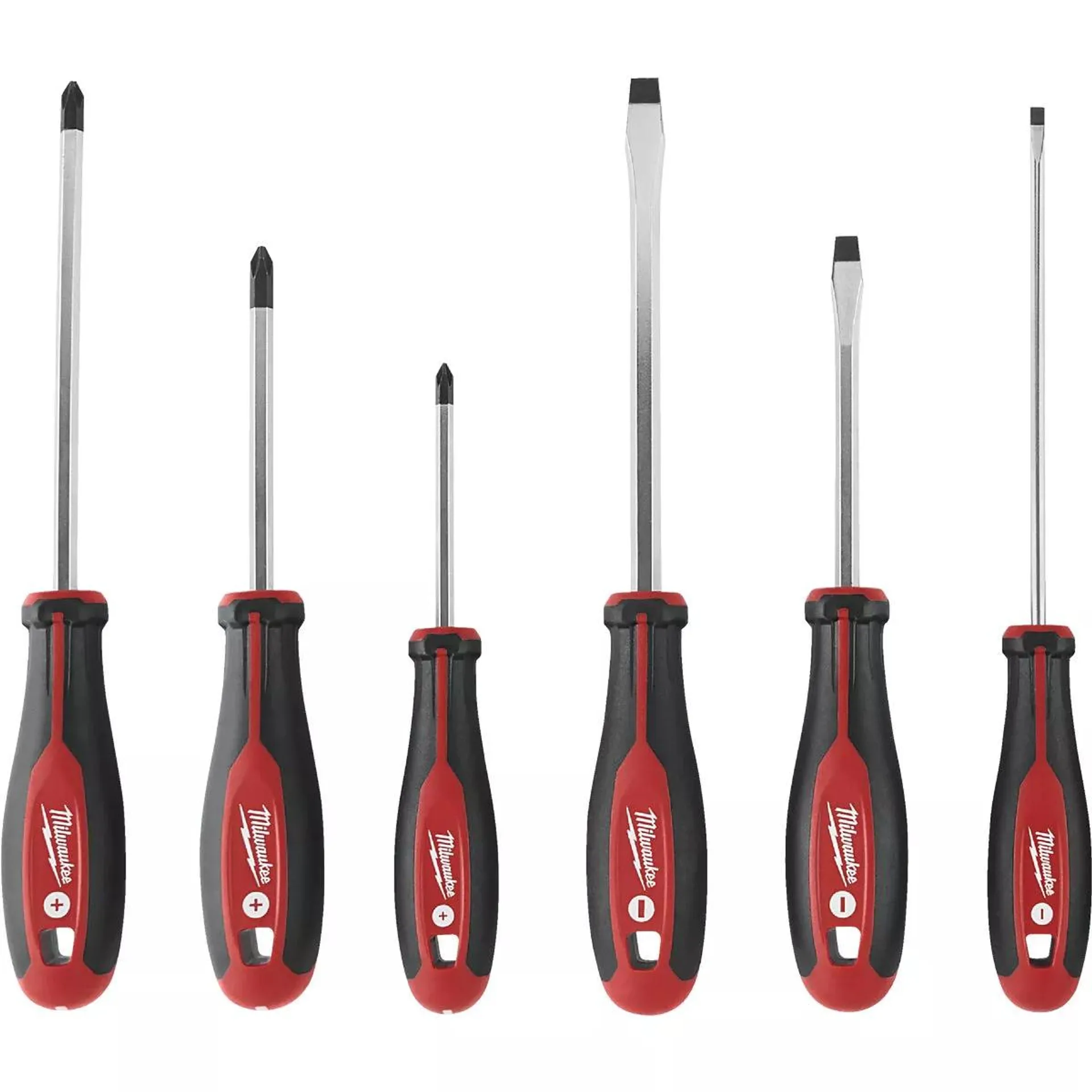 Milwaukee Slotted & Phillips Screwdriver Set (6-Piece)