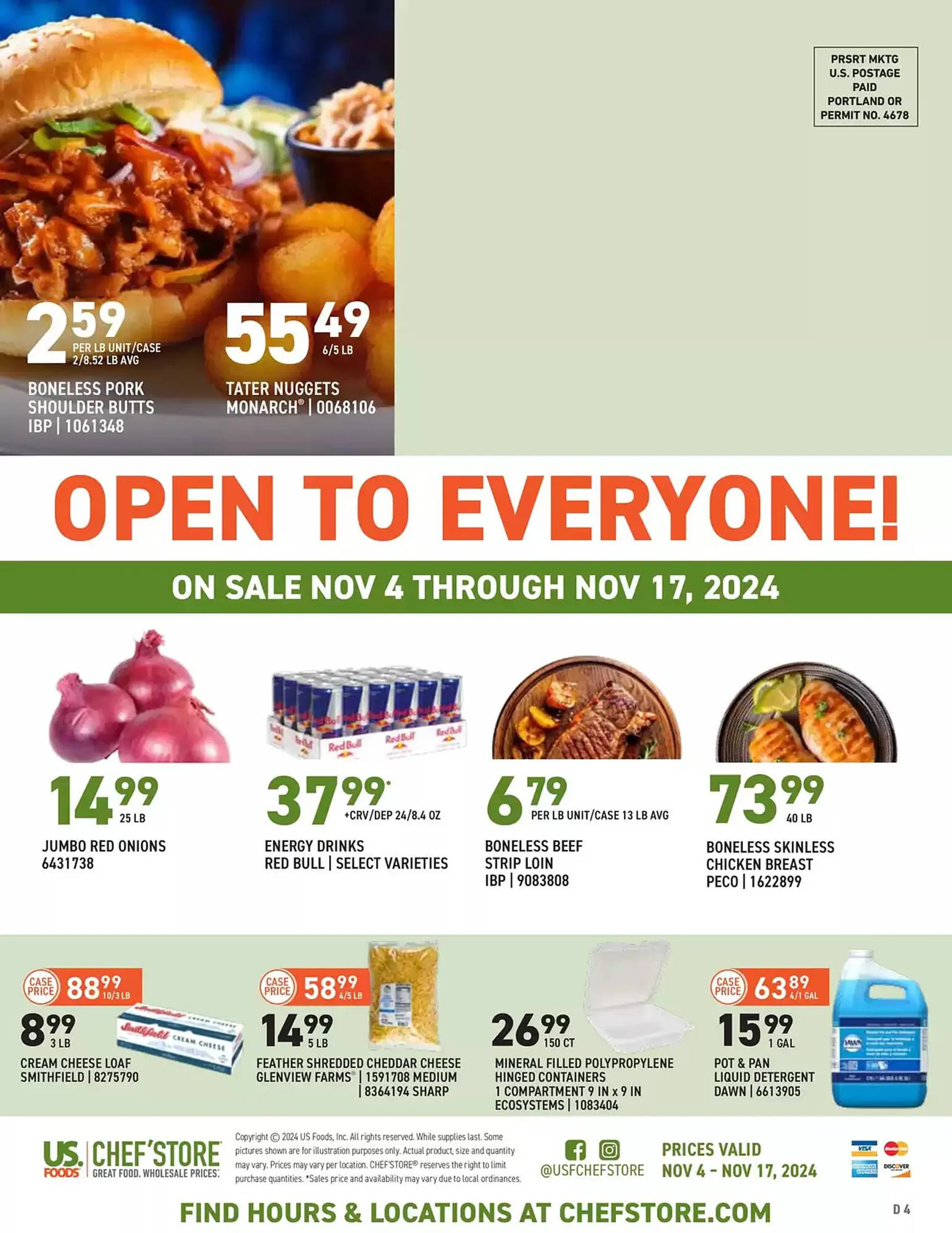 Weekly ad US Foods Chef's Store Weekly Ad from November 5 to November 19 2024 - Page 4