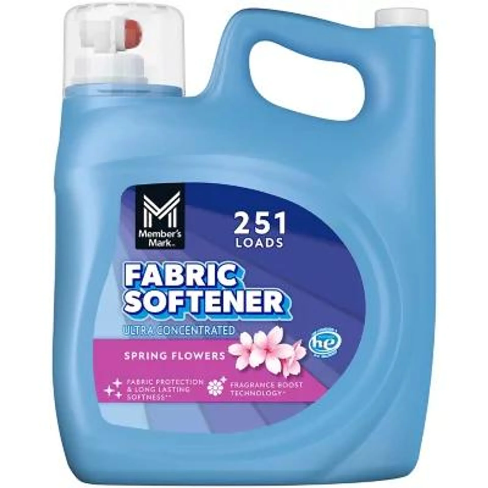 Member's Mark Liquid Fabric Softener, Spring Flowers, 251 loads, 170 fl. oz.