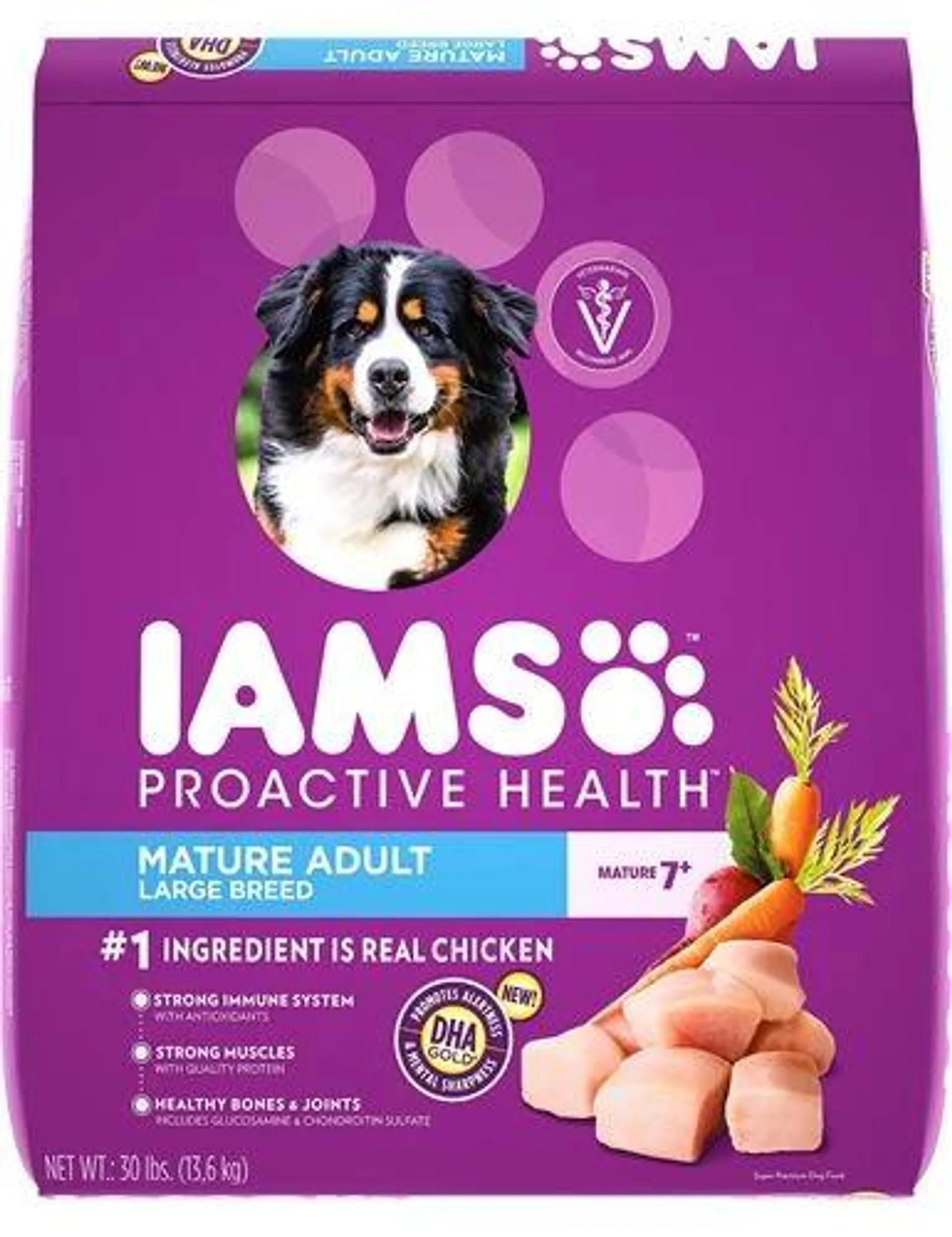 IAMS® Proactive Health Active Maturity Large Breed Adult Dry Dog Food, 30 Pounds