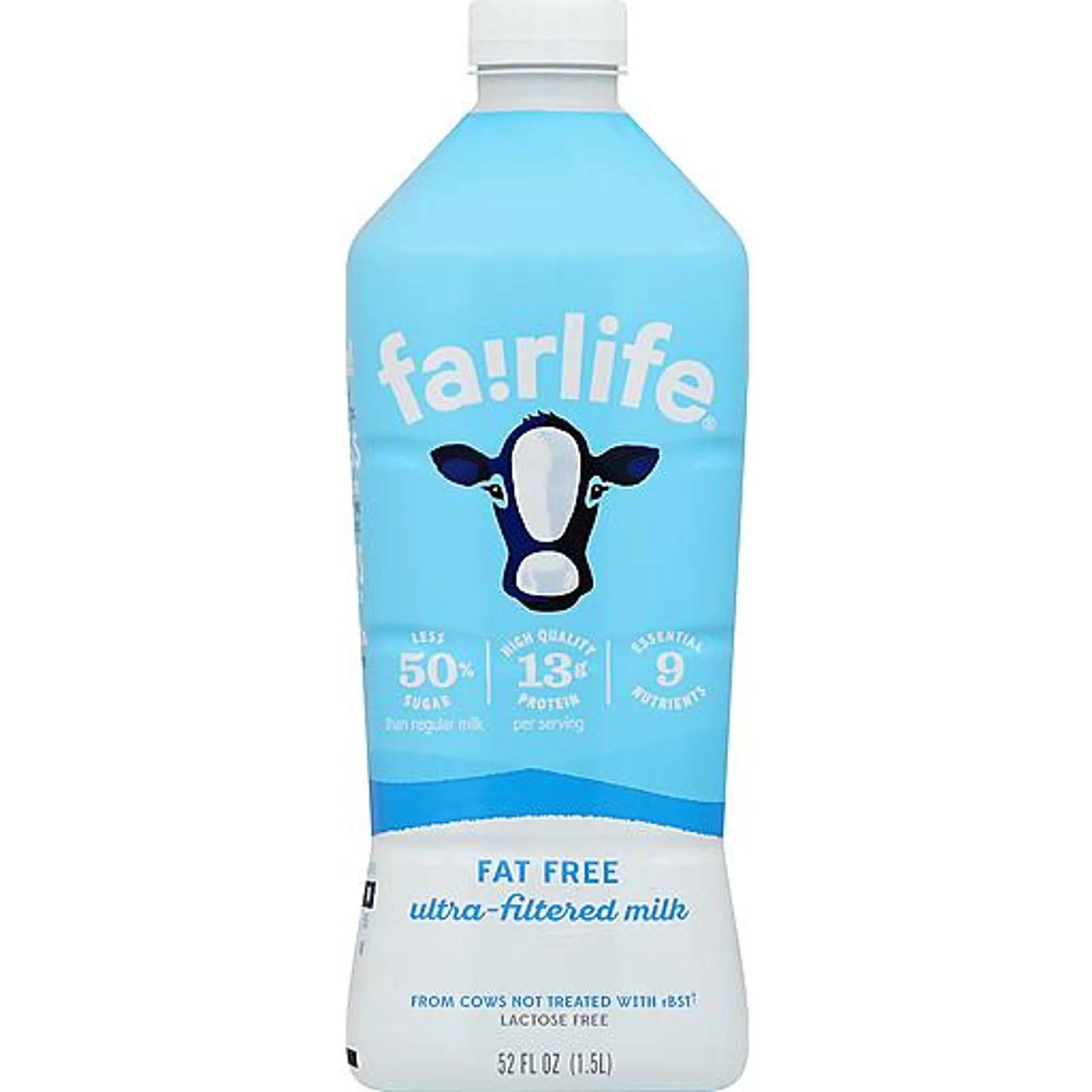 Fairlife 0% Low Fat Ultra-Filtered Milk 52 fl oz jug