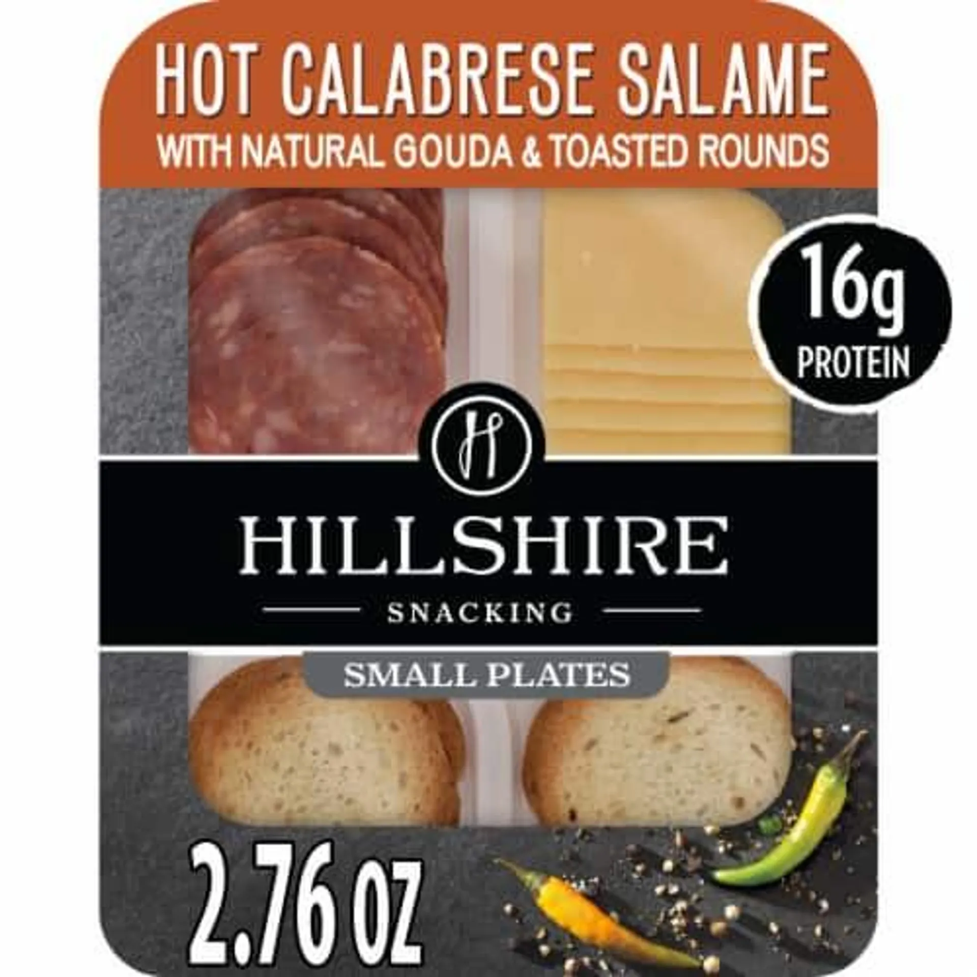 Hillshire® Snacking Small Plates Hot Calabrese Salame with Gouda Cheese