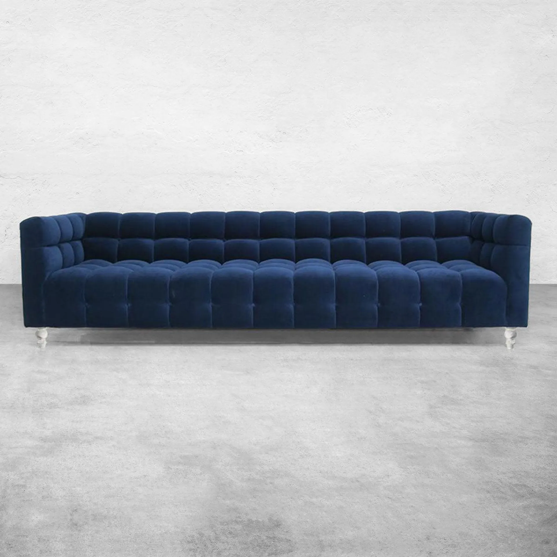 Delano Sofa in Navy Velvet