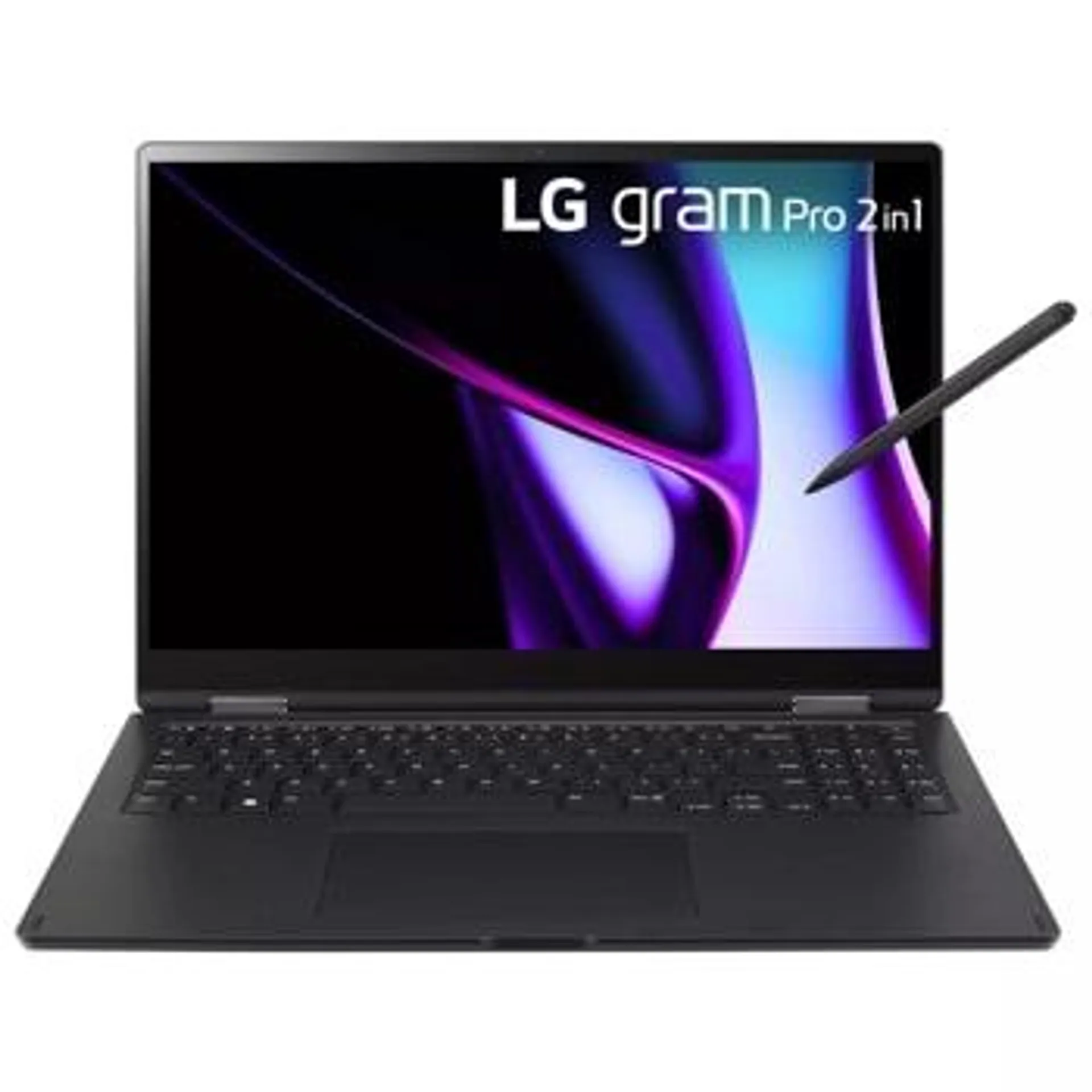 LG gram Pro 16” OLED 2in1 Thin and Lightweight Laptop, Intel® Evo™ Edition - AI-enabled Intel® Core™ Ultra 7 processor, Windows 11 Home, 32GB RAM, 2TB SSD, Black