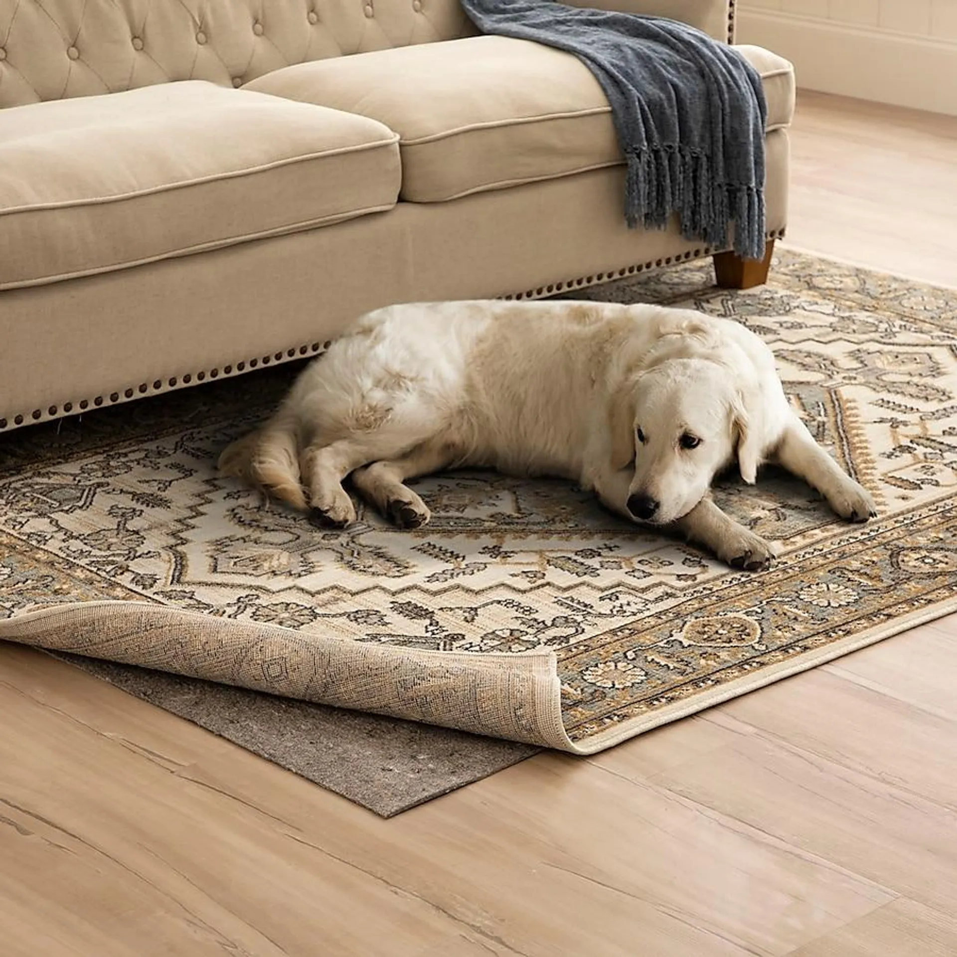 Mohawk Home All Pet Proof Rug Pad 10 X 14 (ft.) Rectangular Polyester Non-Slip Rug Pad