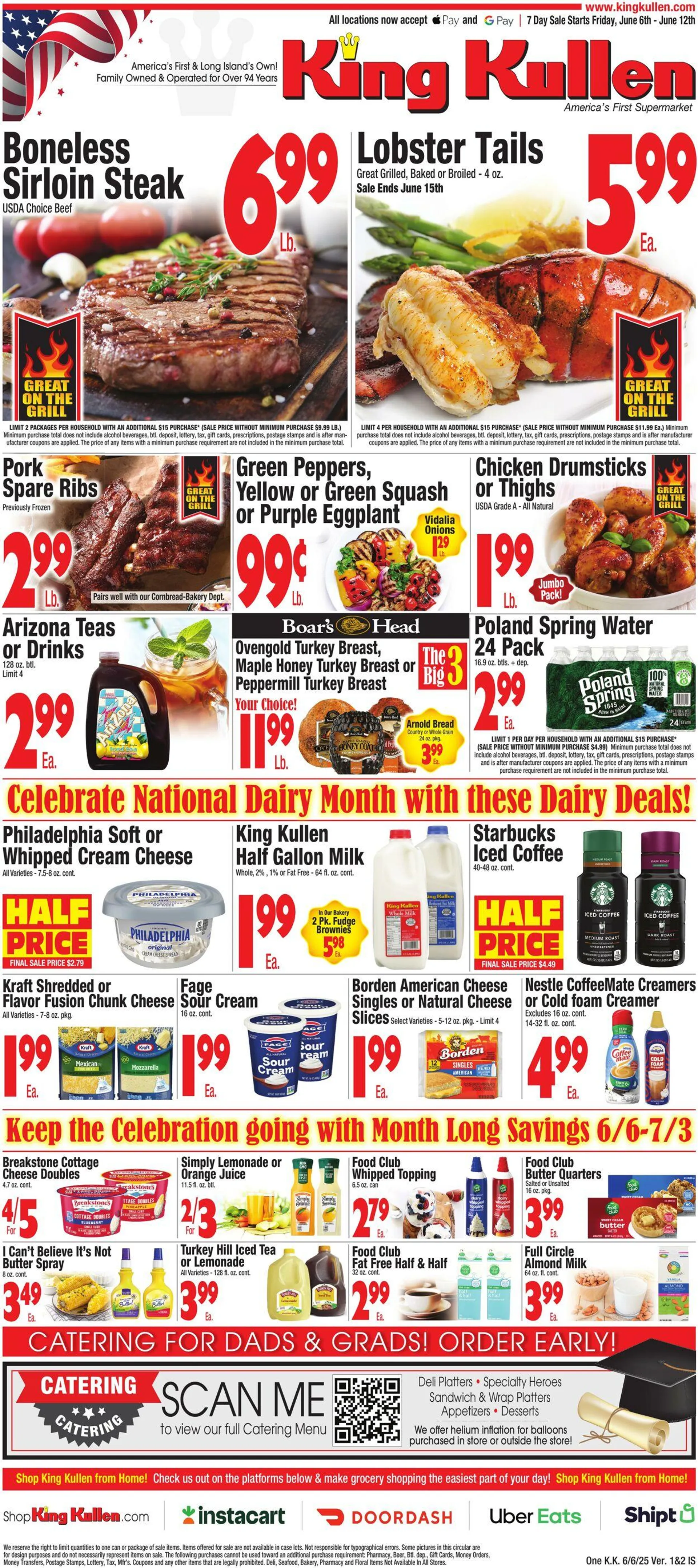 Weekly ad King Kullen Current weekly ad from June 5 to June 12 2025 - Page 1