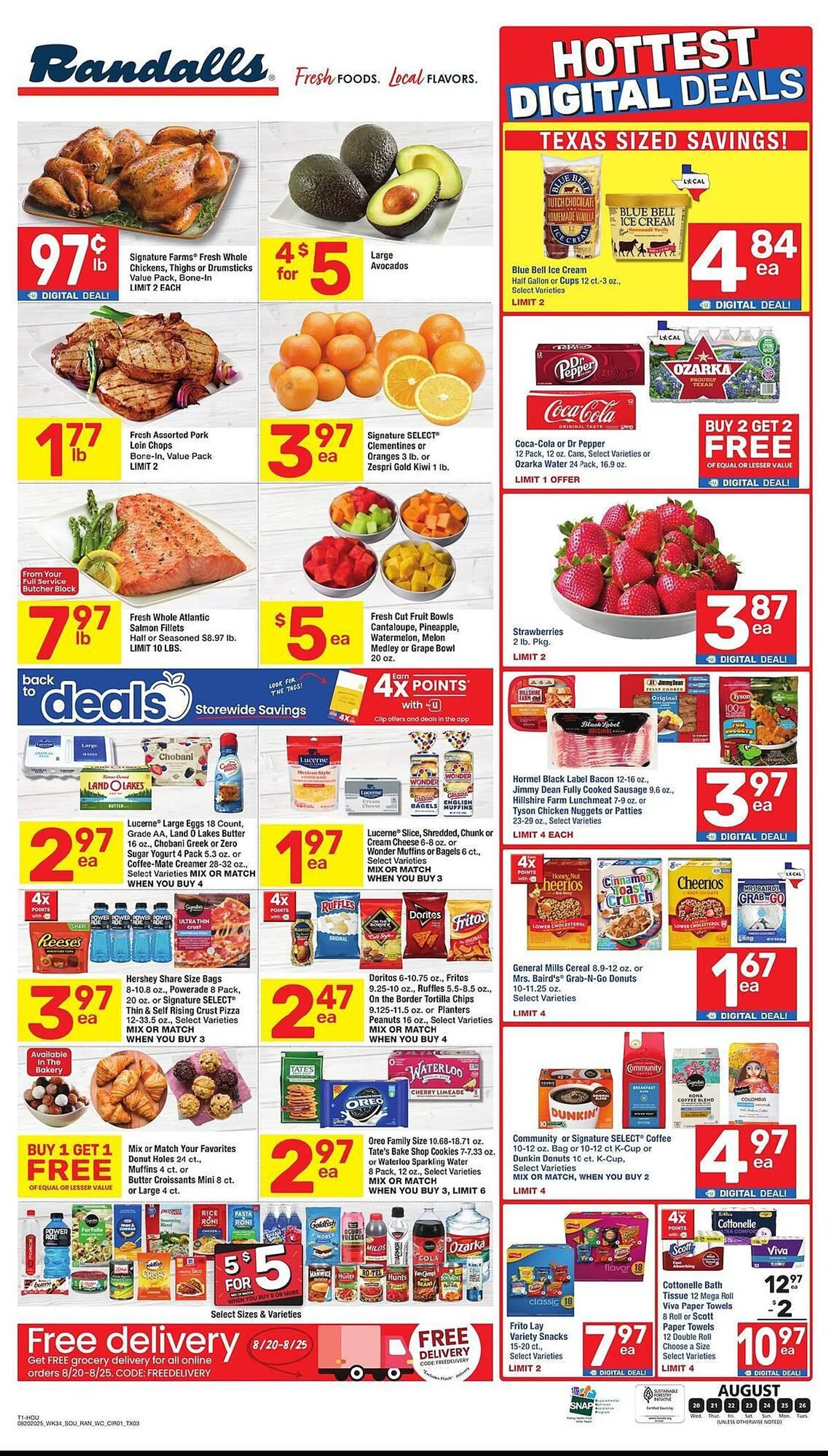Weekly ad Randalls Weekly Ad from August 20 to August 26 2025 - Page 1