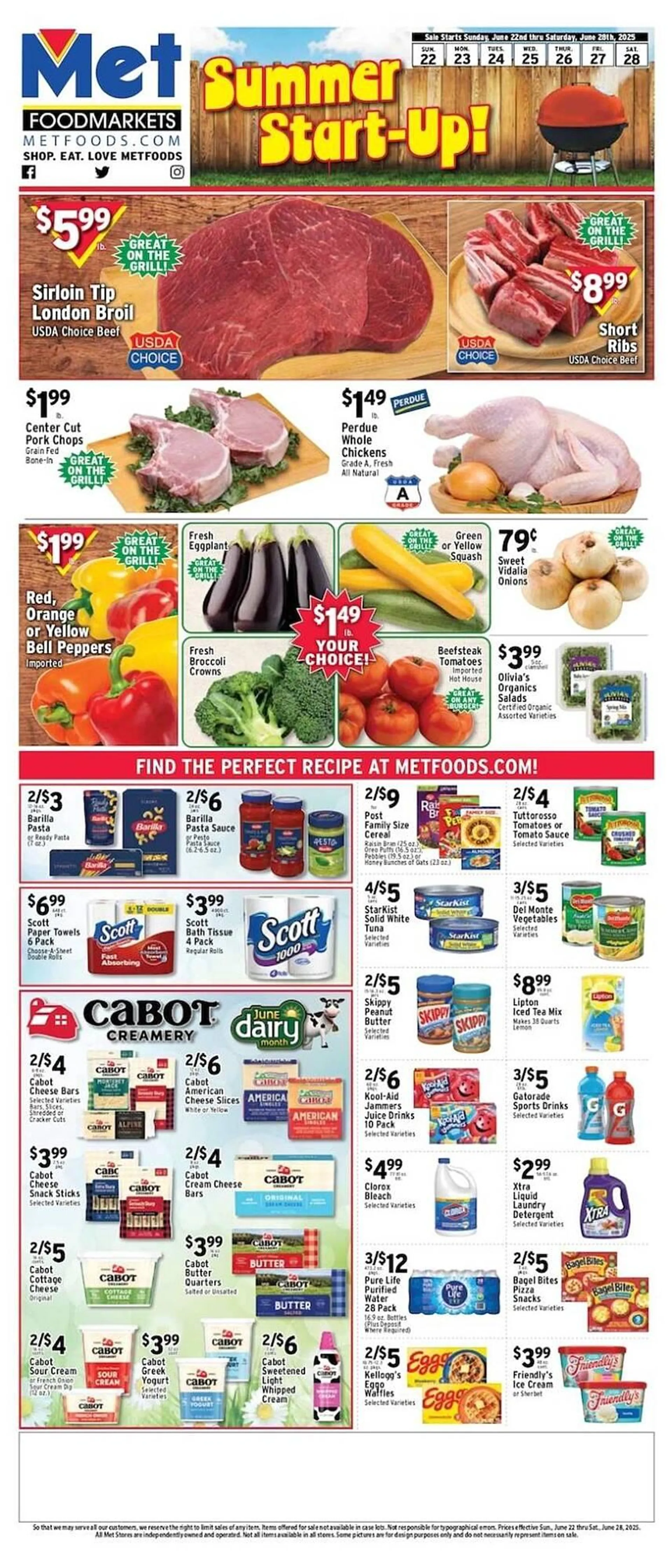 Weekly ad Met Foodmarkets Weekly Ad from June 22 to June 28 2025 - Page 1