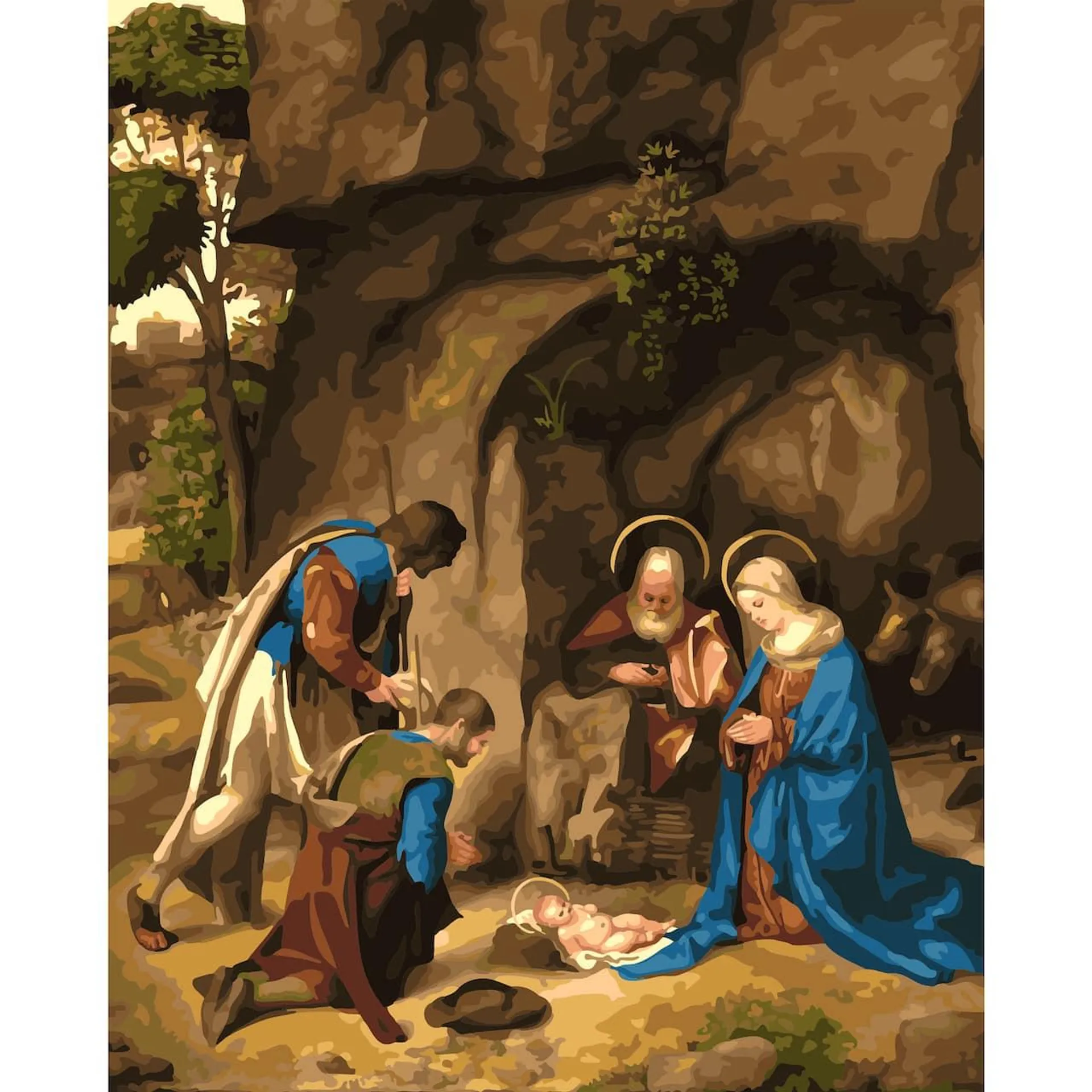 Nativity Scene Christmas Paint by Number Kit by Artist's Loft®