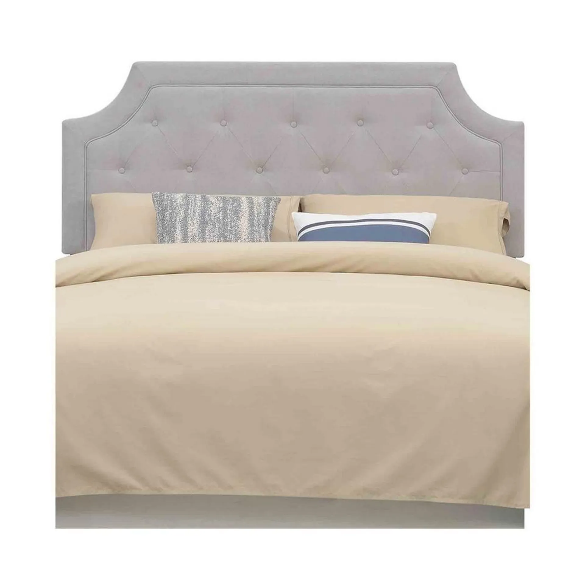 Alta Queen Headboard w/ 9.5" Tight Top Extra Firm Mattress & Foundation & Protective Cases