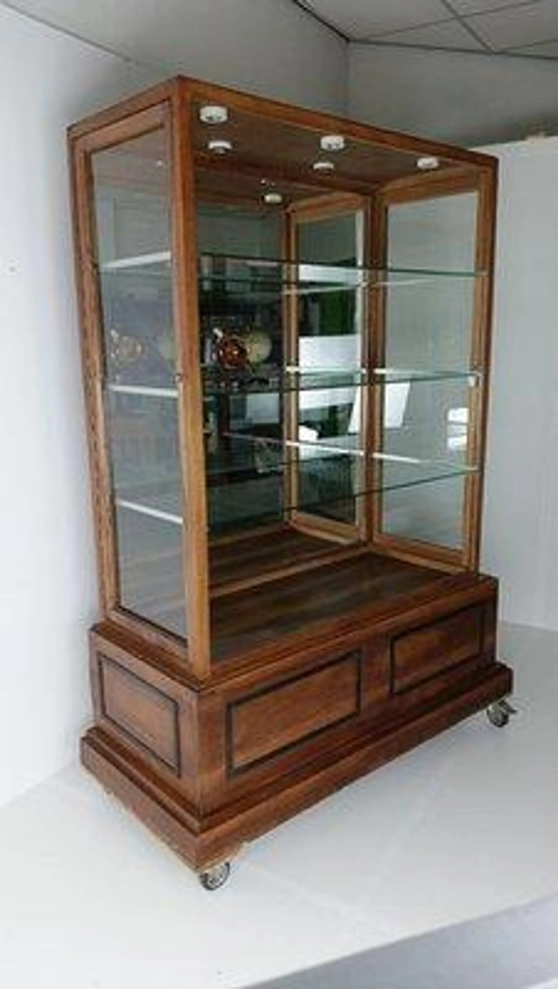 Large Vintage Display Cabinet