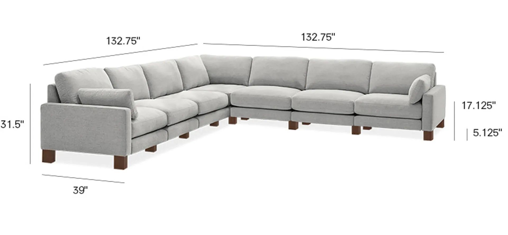 Union 7-Seat Sectional