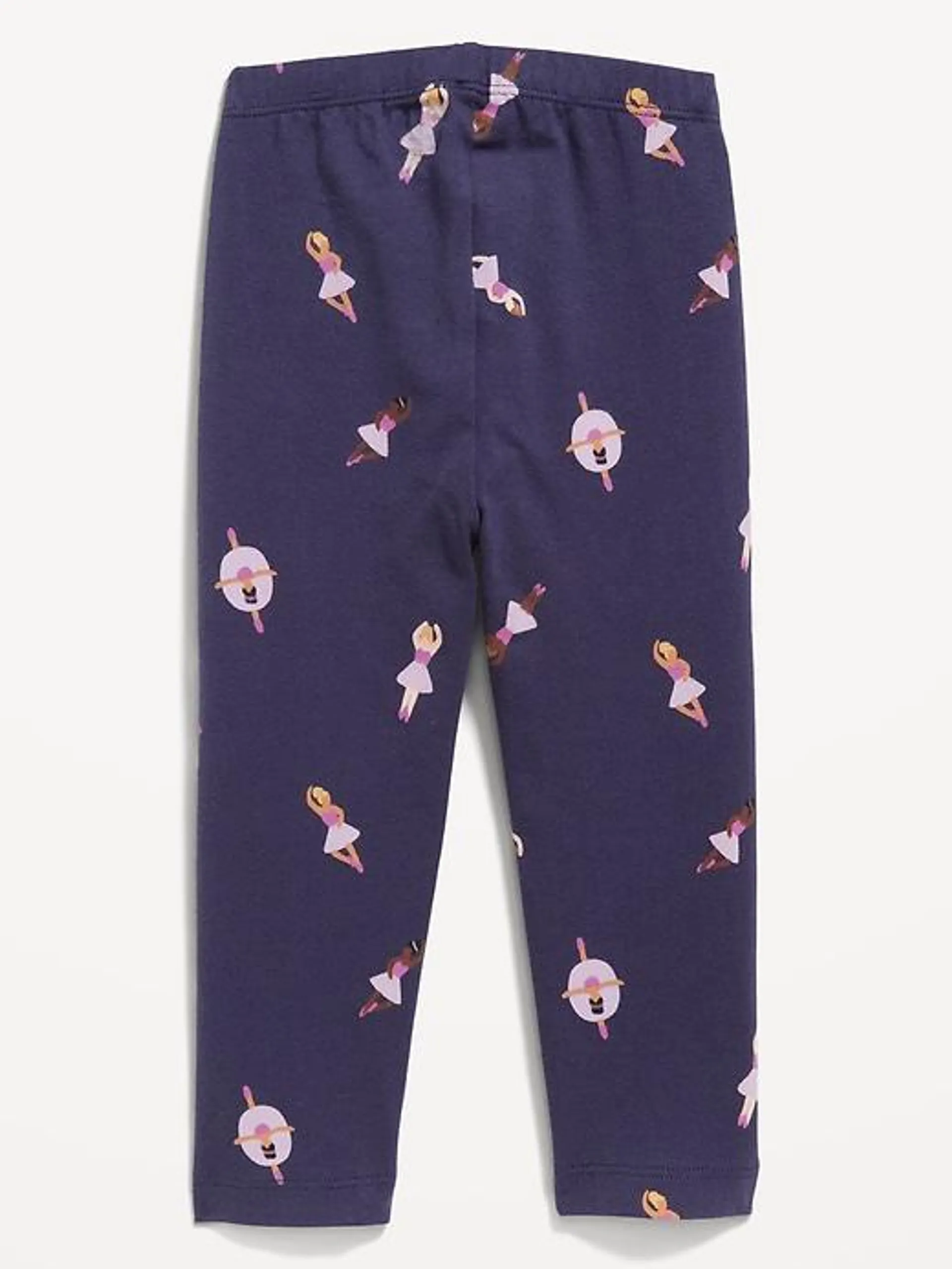 Printed Full-Length Leggings for Toddler Girls