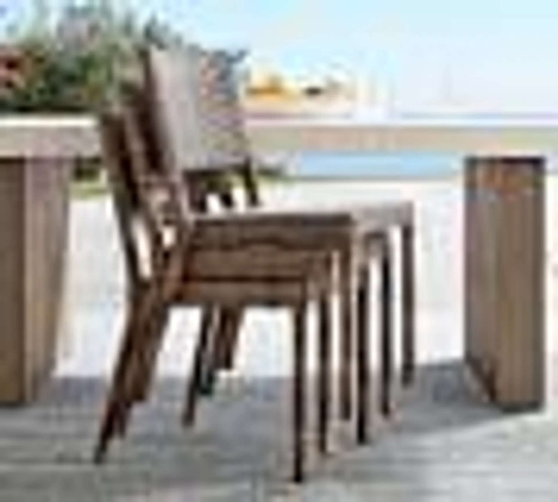 Torrey Wicker Stackable Outdoor Dining Chair